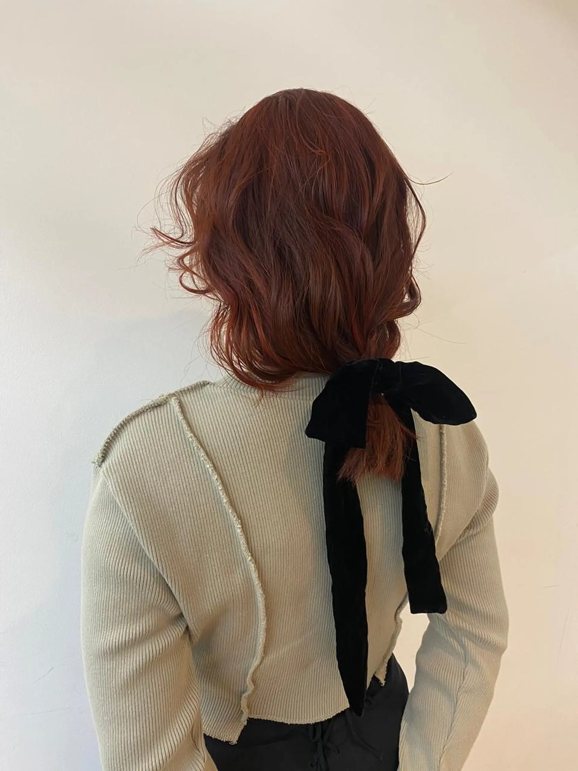 セミロング セミロングパーマ ボブ ハイライト 髪質改善 韓国風ヘア スパイラルパーマ/デ ザインカット/アミのヘアスタイル