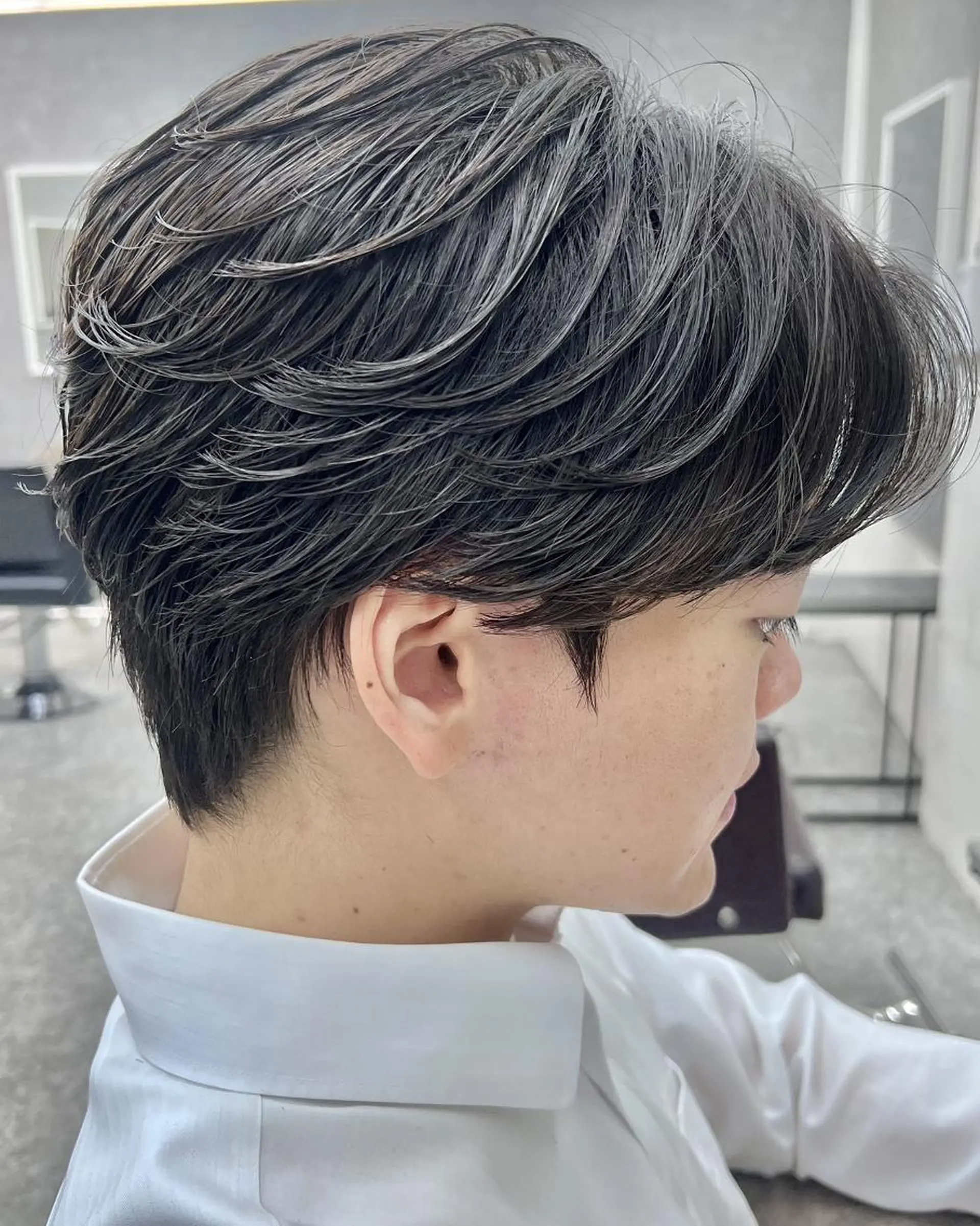 パーマ メンズ カット パーマ GLOP HOMME 店長　アオトのヘアスタイル