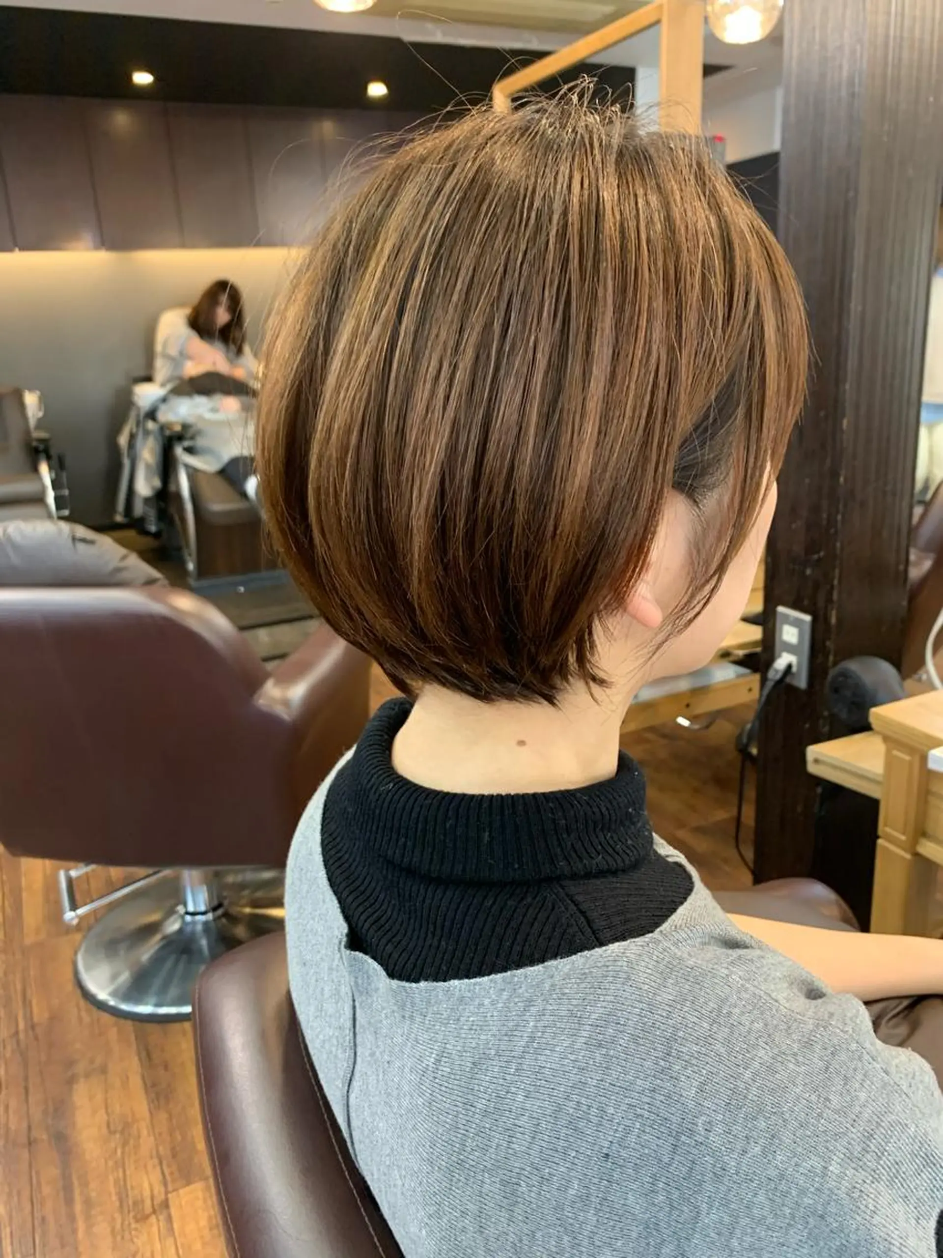 ショート 縮毛矯正/ショート/ レイヤー/畑中正敏のヘアスタイル