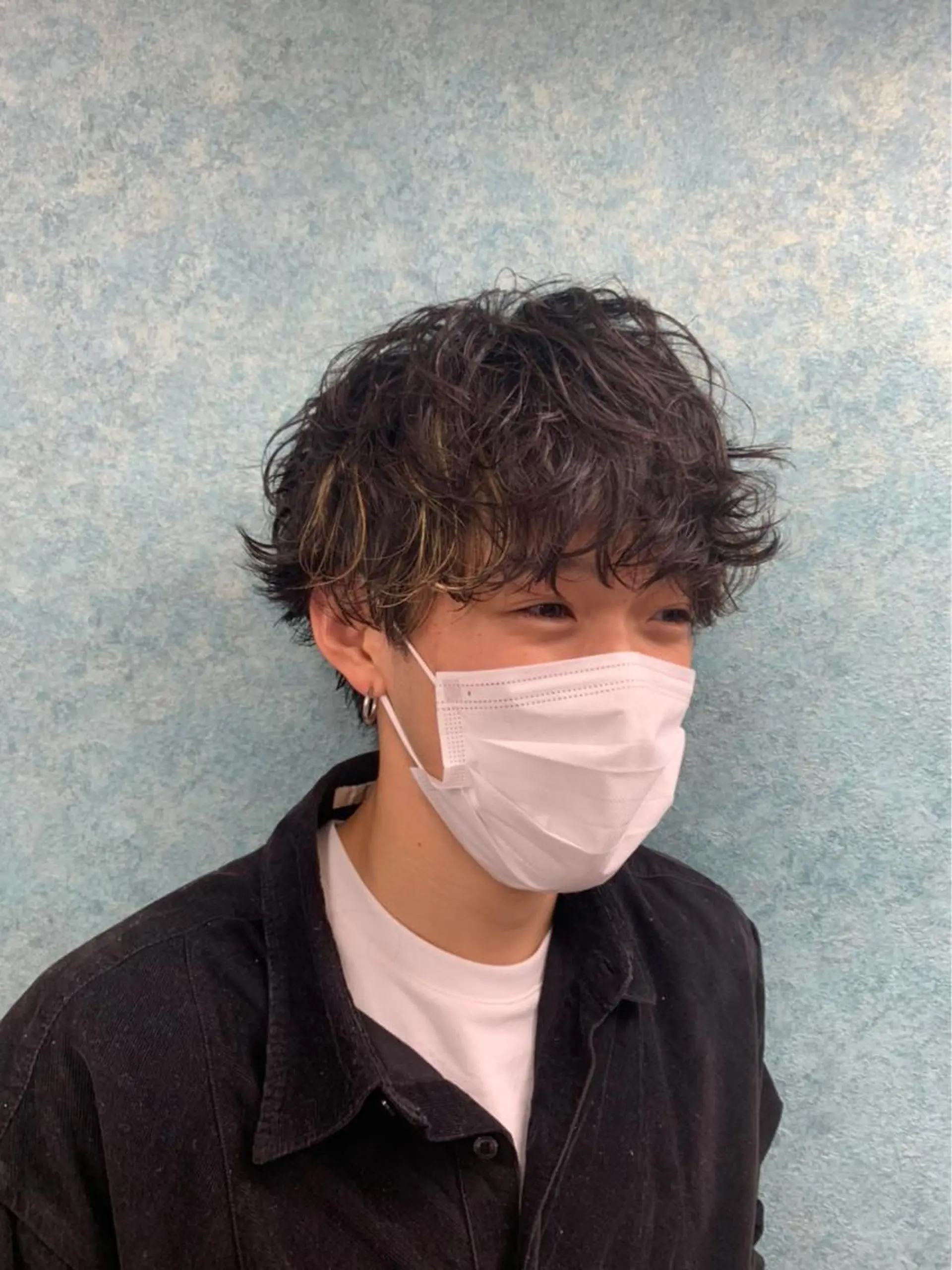 ショート パーマ メンズ 【メンズ特化】 池田大成✂︎のヘアスタイル