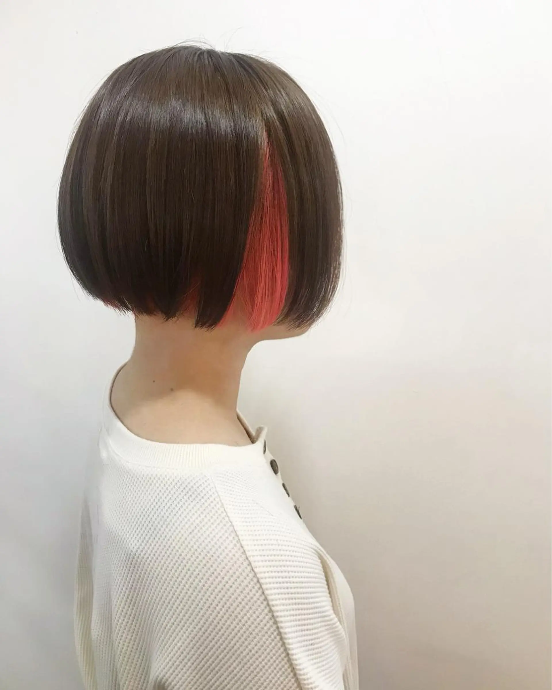 カラー インナーカラー ボブ フラム所属・WATANABE MISAKIのヘアスタイル