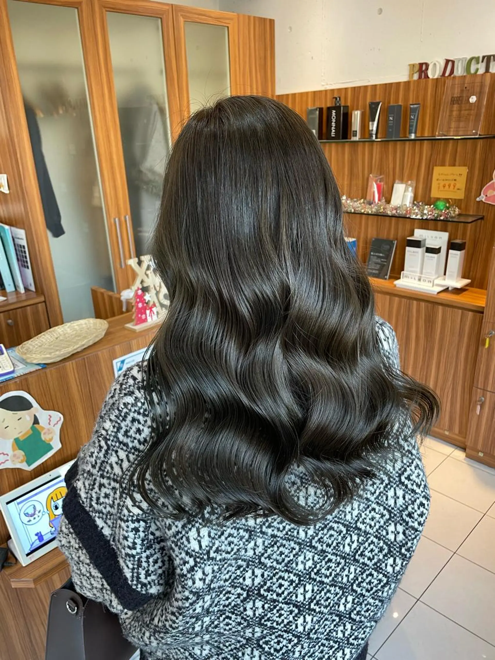 ロング カラー アッシュ share salon JAM 町田 A-MIX bldg ジャム】所属・☪︎⋆ hair & eye yuka˚✩のマツエク・マツパデザイン