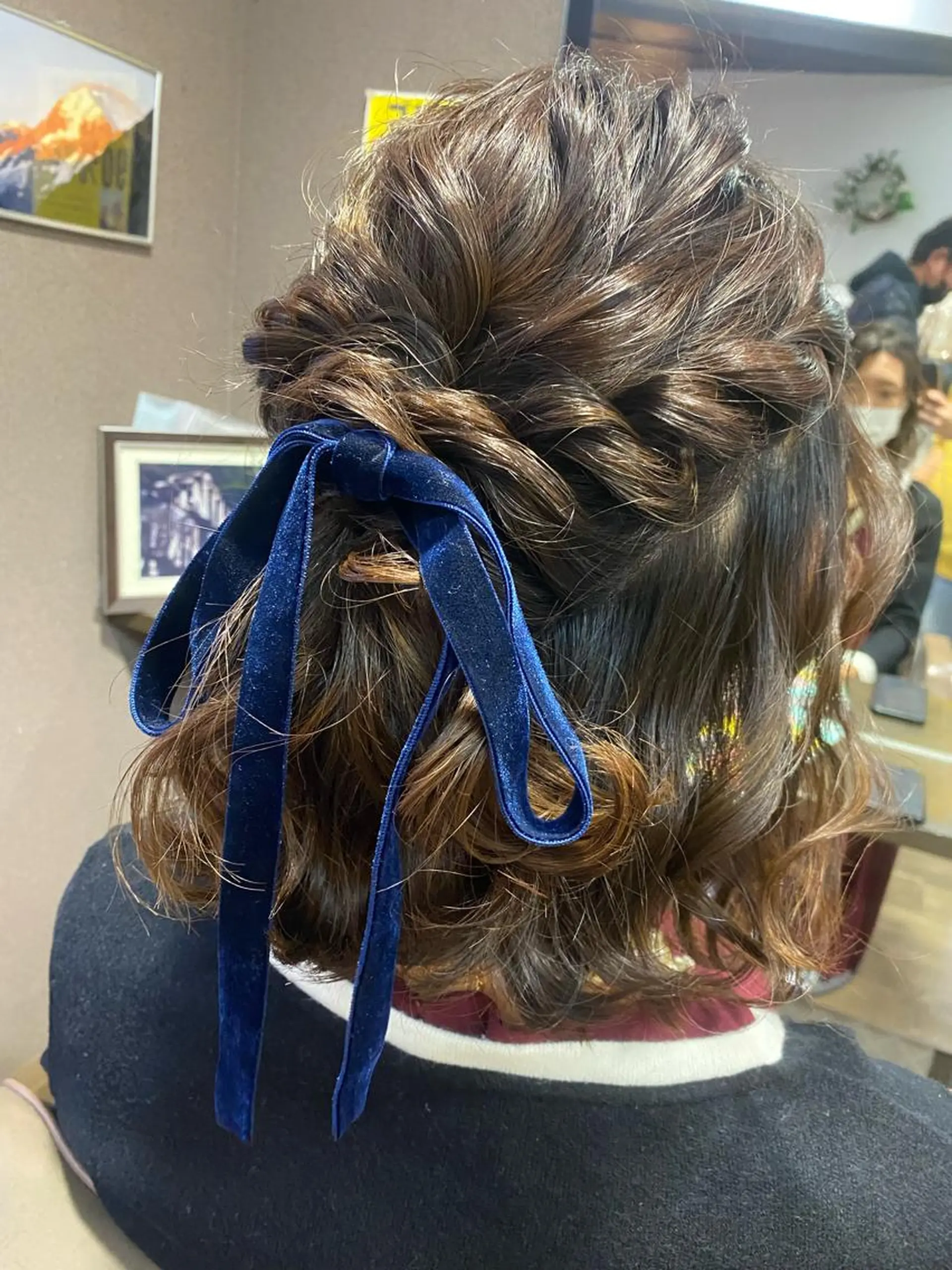 ミディアム ヘアアレンジ ヘアセット pep所属・pep natsumiのヘアスタイル