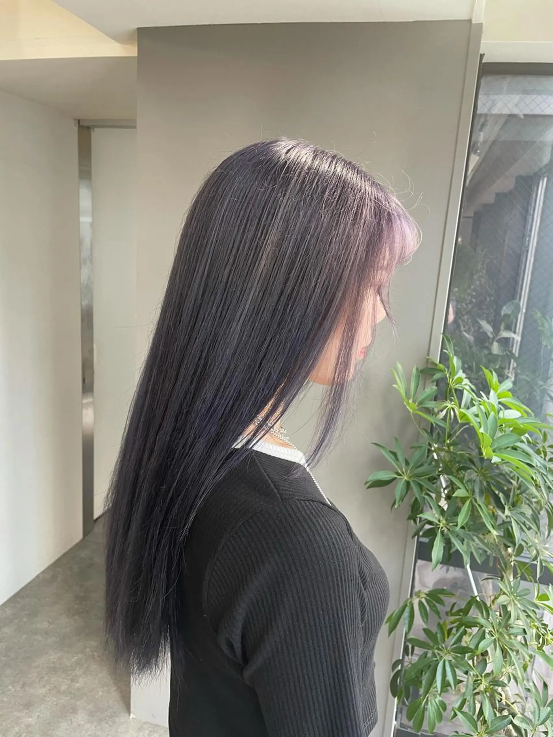 ロング パープルカラー ヘアカラー ♡透明感/艶カラー/ M a I ♡のヘアスタイル