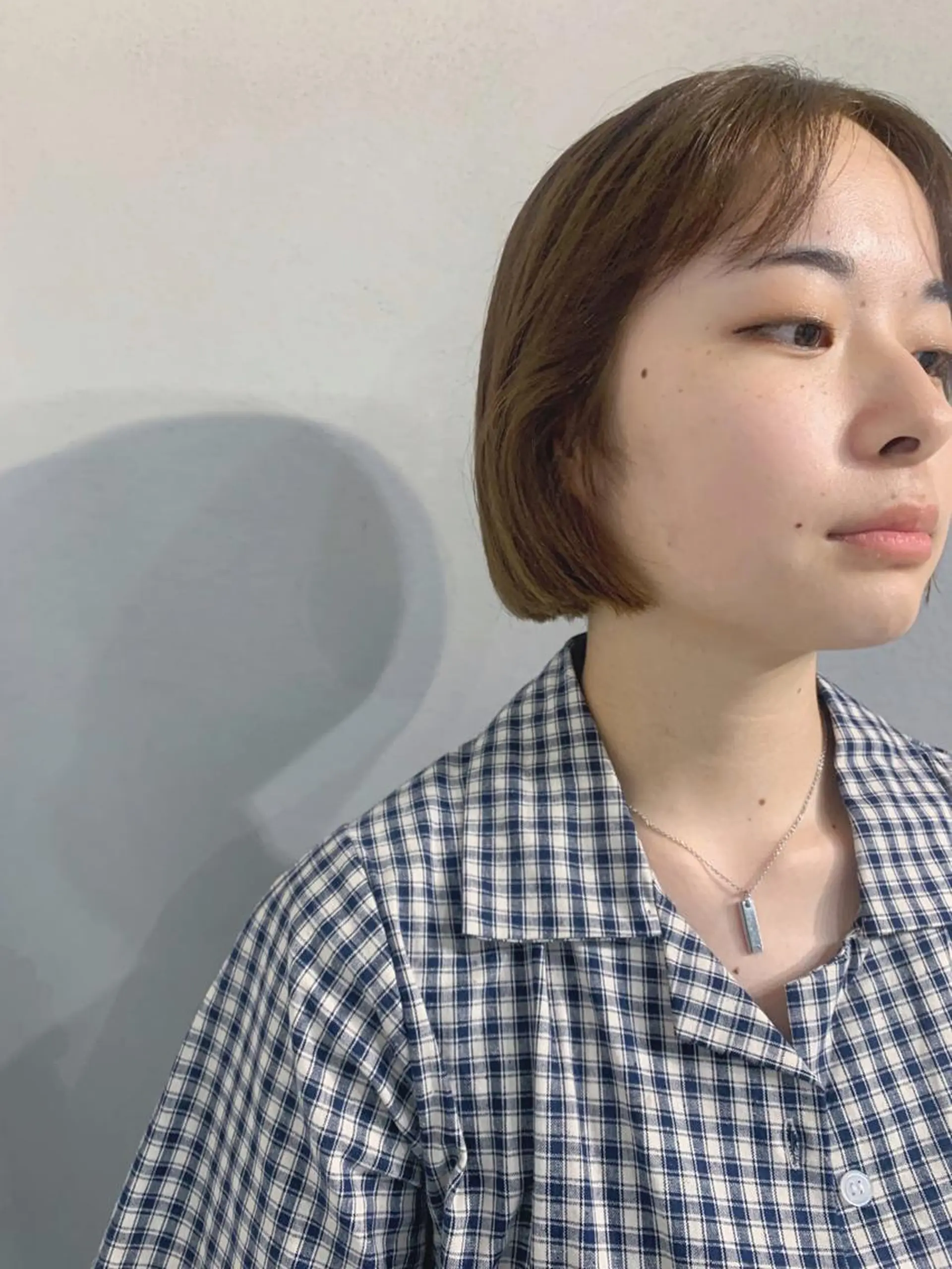 ショート カラー ボブパーマコテ巻き風 パーマNo1深江秀平のヘアスタイル