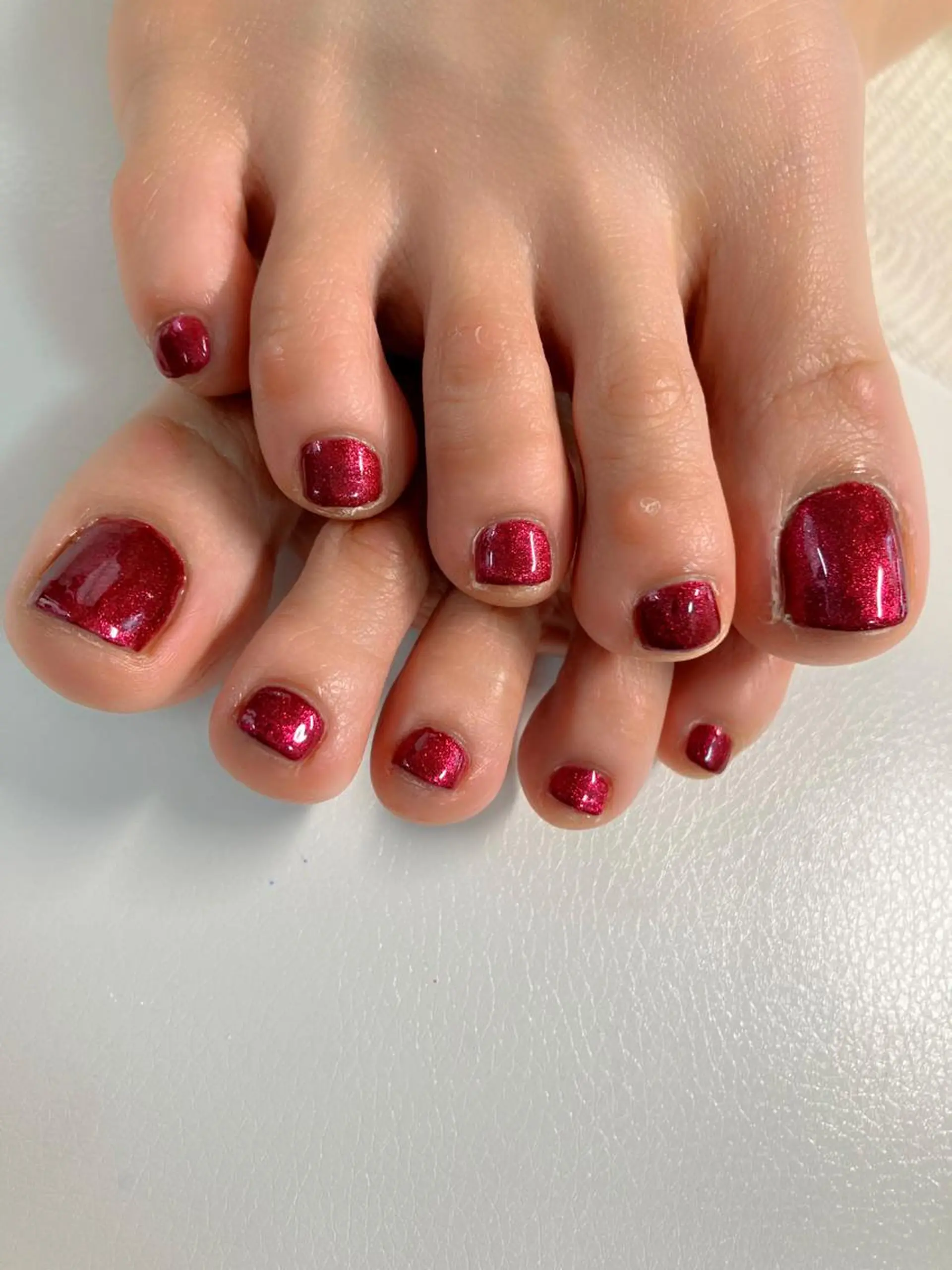 ネイル フットネイル ワンカラーネイル komohana salon🌺のネイルデザイン