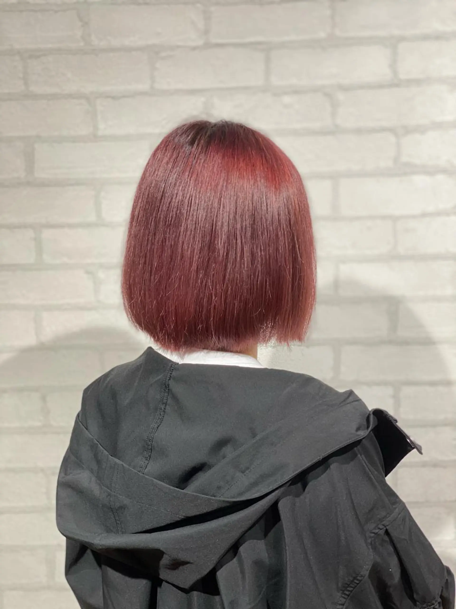 ショート カラー 透明感カラー ピンクカラー ボブ ✨ハイトーン カラー福岡拓也✨のヘアスタイル