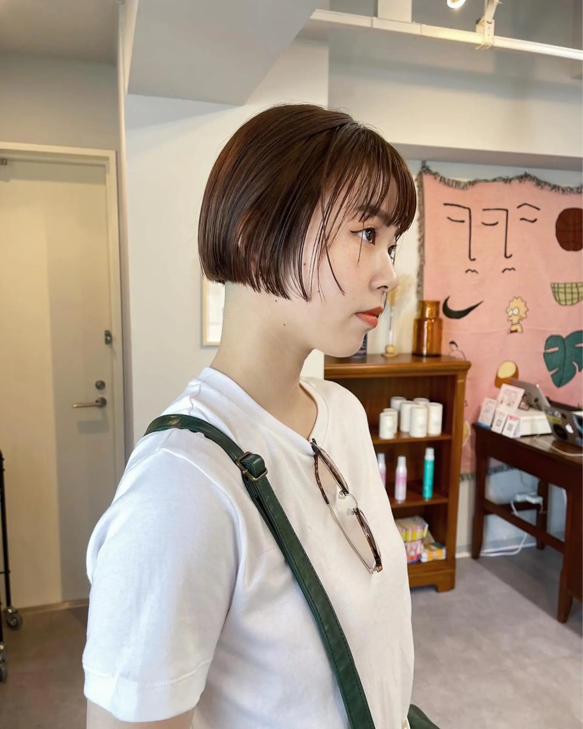 ショート カラー ベージュカラー ブラウンカラー ブラウンベージュ ボブ カット ヘアカラー トリートメント MEY HAIR / CURLYS所属・丁寧なカウンセリング 🌿KENTA🌿のヘアスタイル