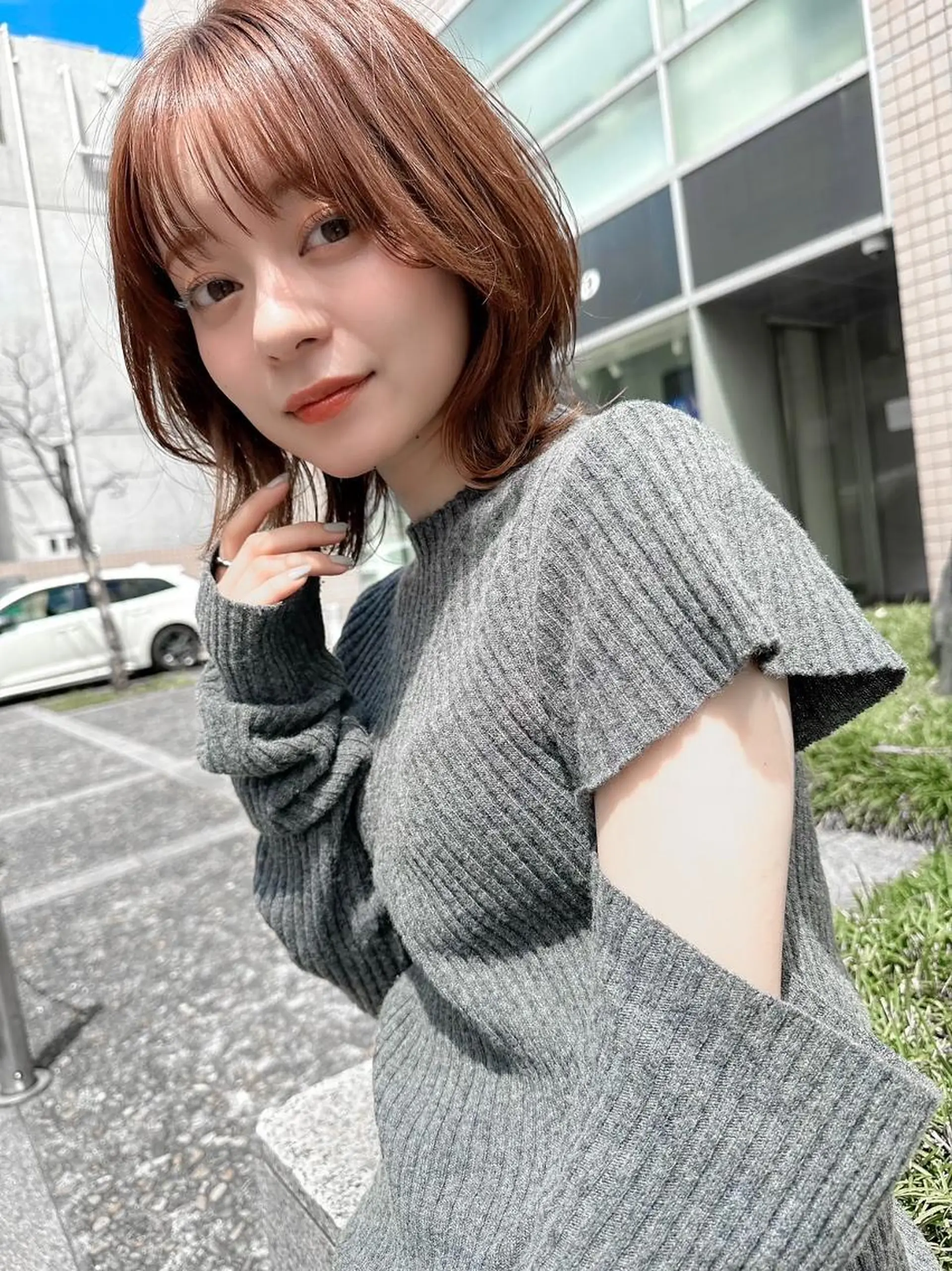 ミディアム カット トリートメント 🎊LUK🎊_公 式_🩵髪質改善🩵のヘアスタイル