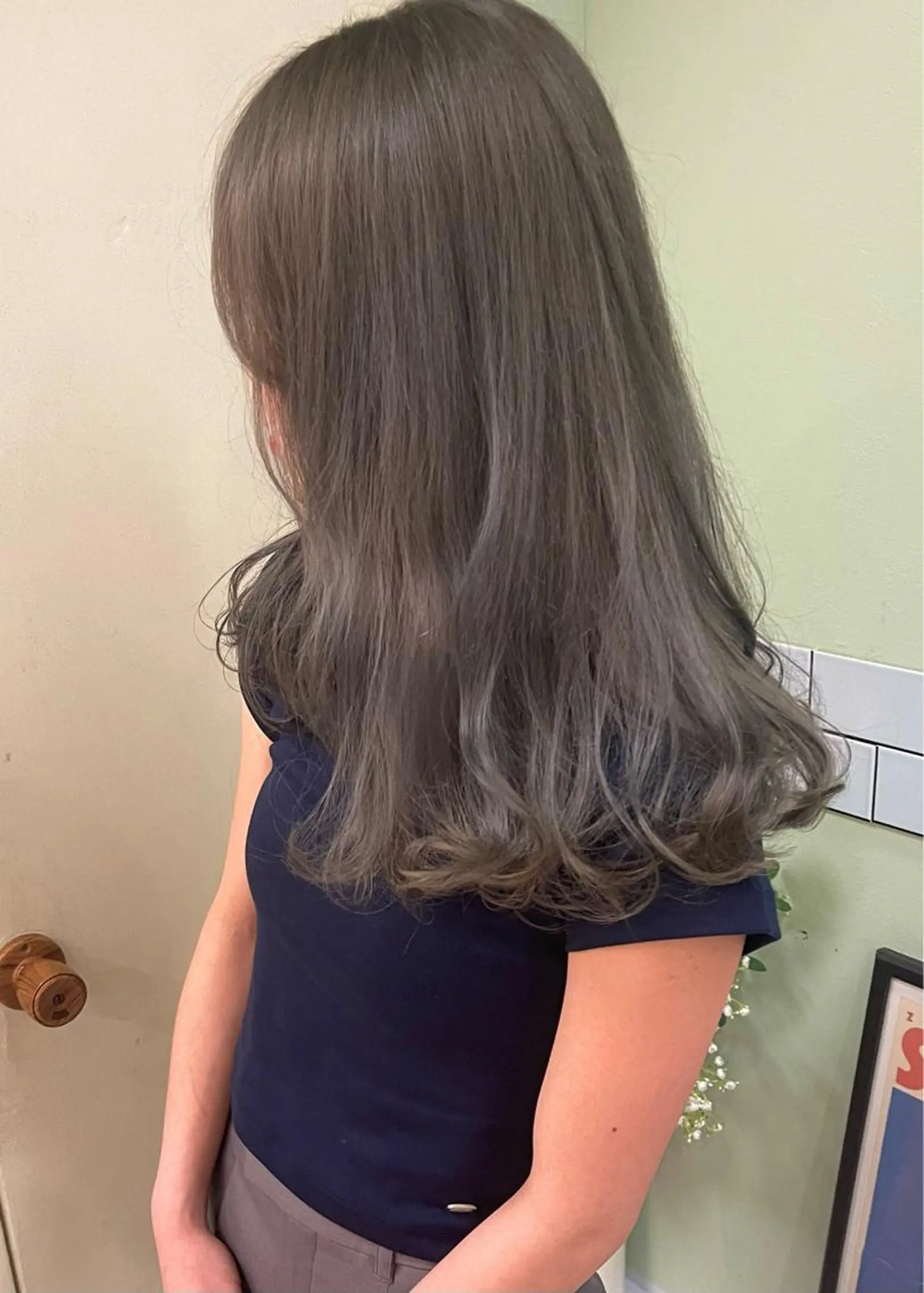 ミディアム カット ヘアカラー トリートメント 田室 和幸のヘアスタイル