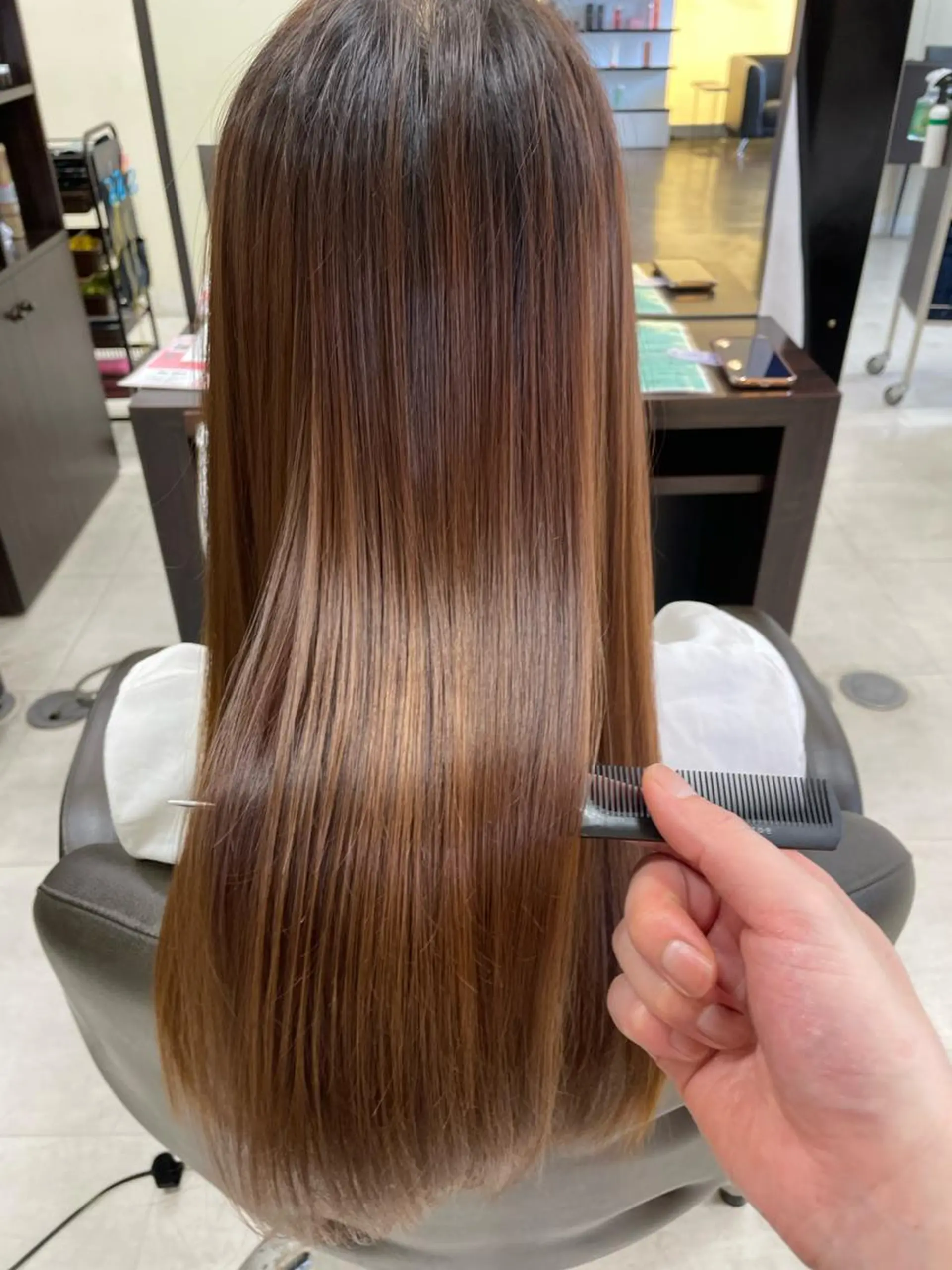 ロング くせ毛 髪質改善 トリートメント トリートメント UNKNOWN所属・北野 凌悟のヘアスタイル