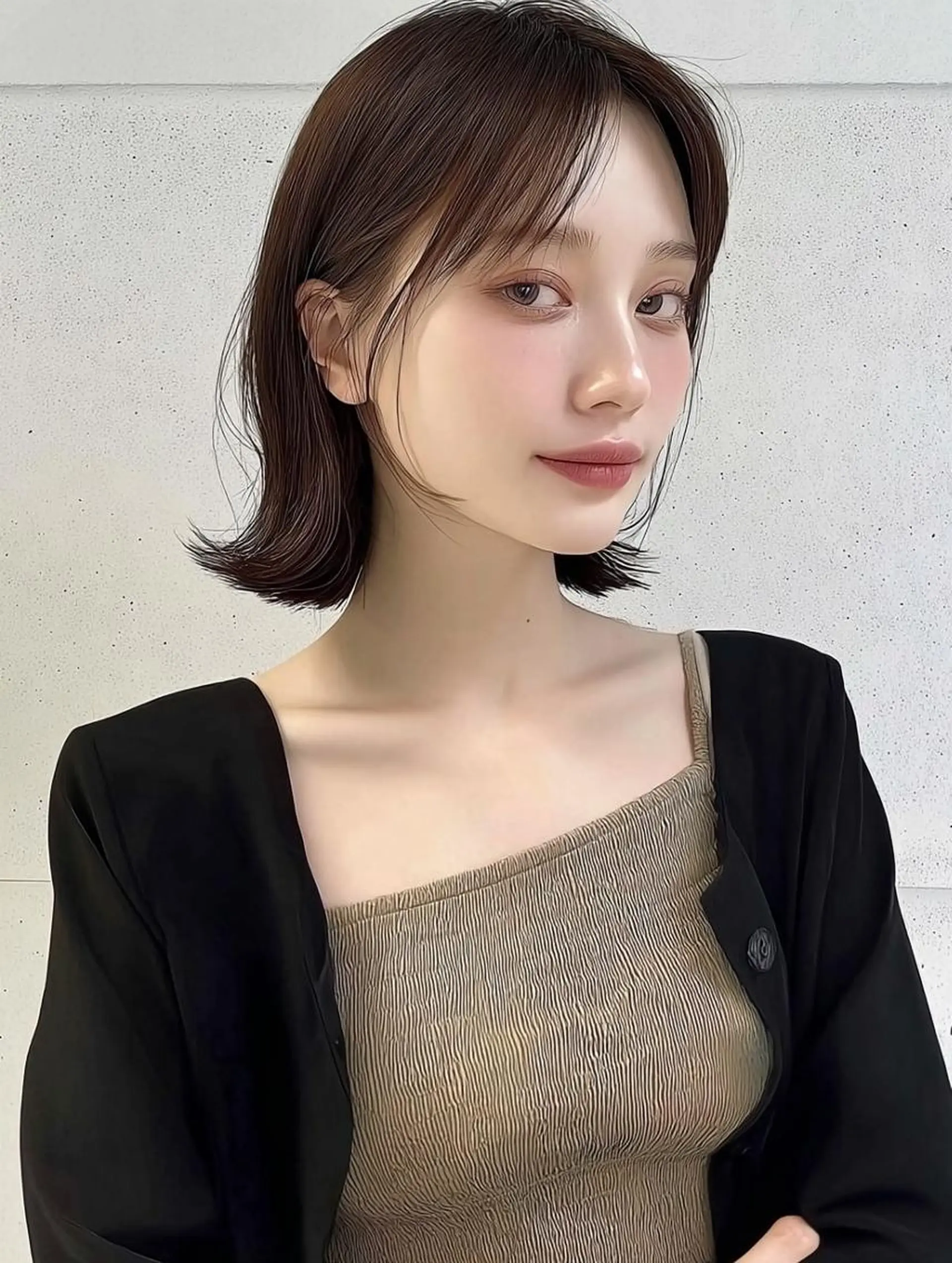 ミディアム 砂澤 瞳のヘアスタイル