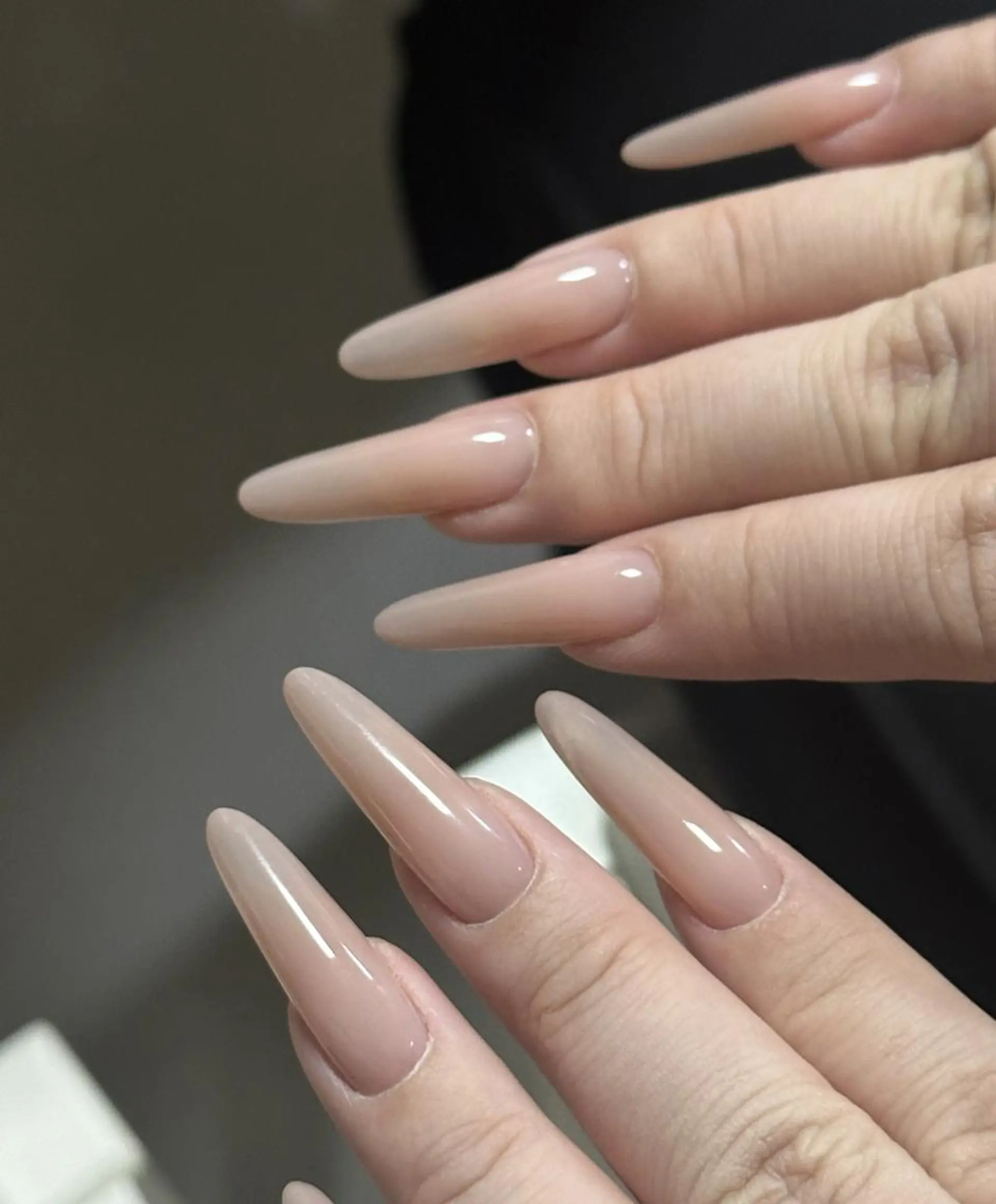 ネイル ロングネイル長さ出し 専門Spade Qのネイルデザイン