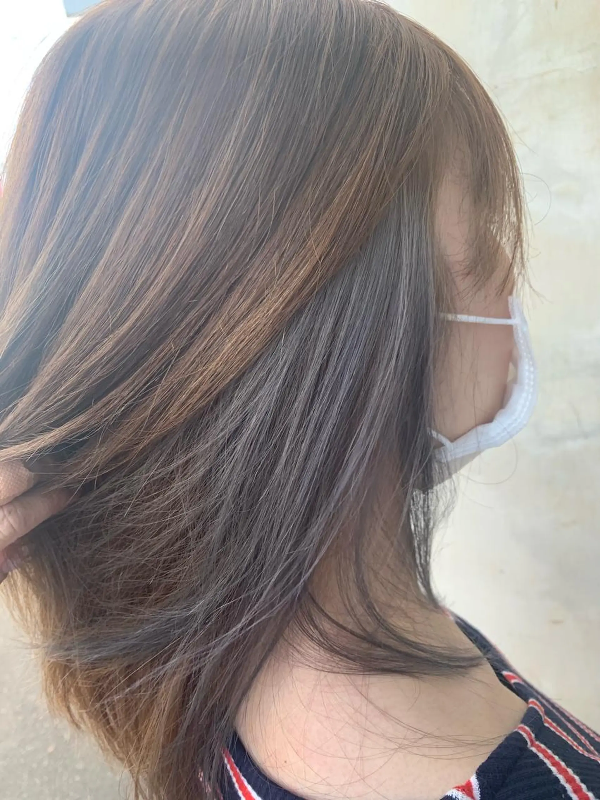 ミディアム カラー Rapt.HAIR 中村 知里のヘアスタイル