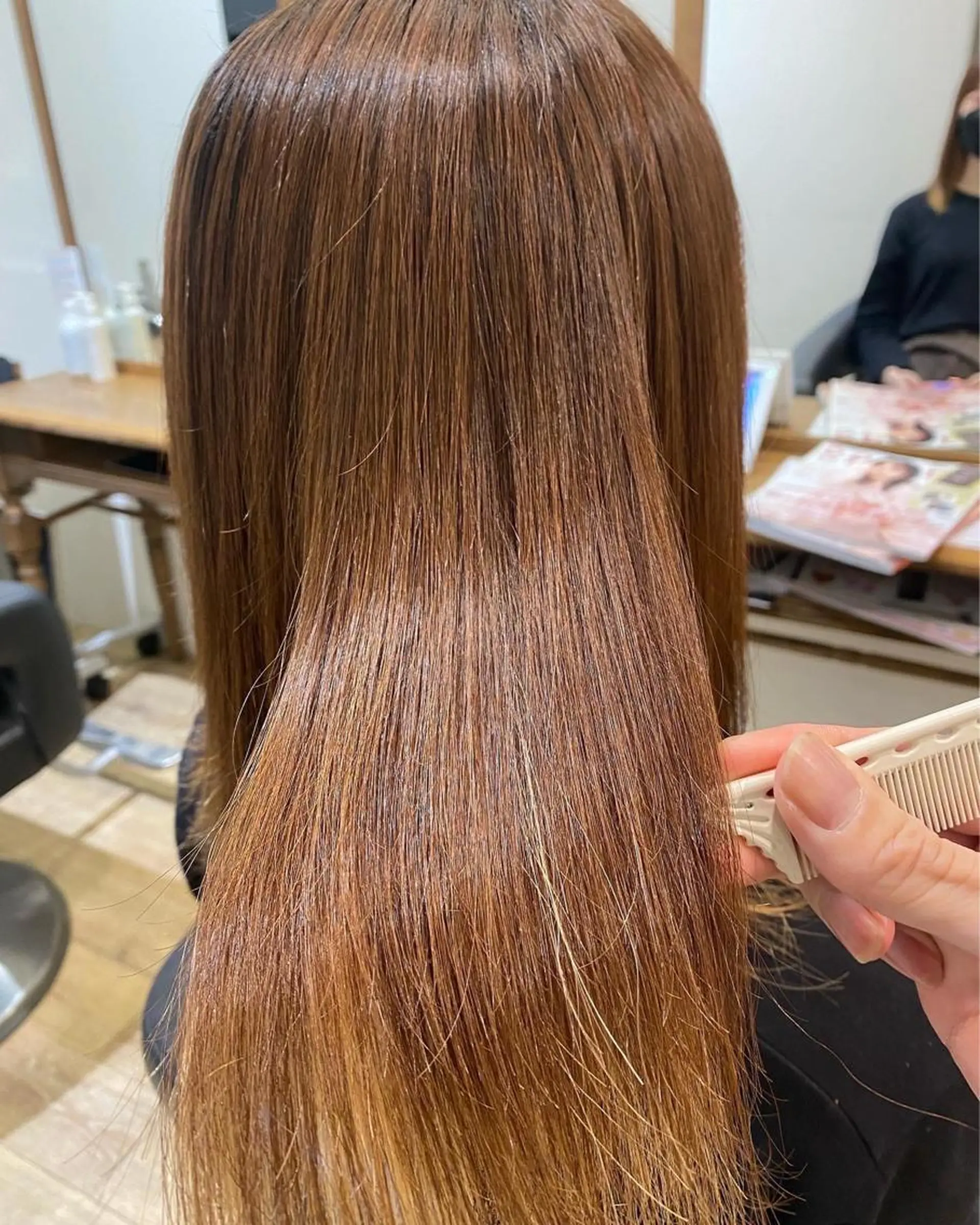 ロング 髪質改善 酸性ストレート 縮毛矯正 ✨美髪矯正の専門家✨ 髪質改善　松村のヘアスタイル