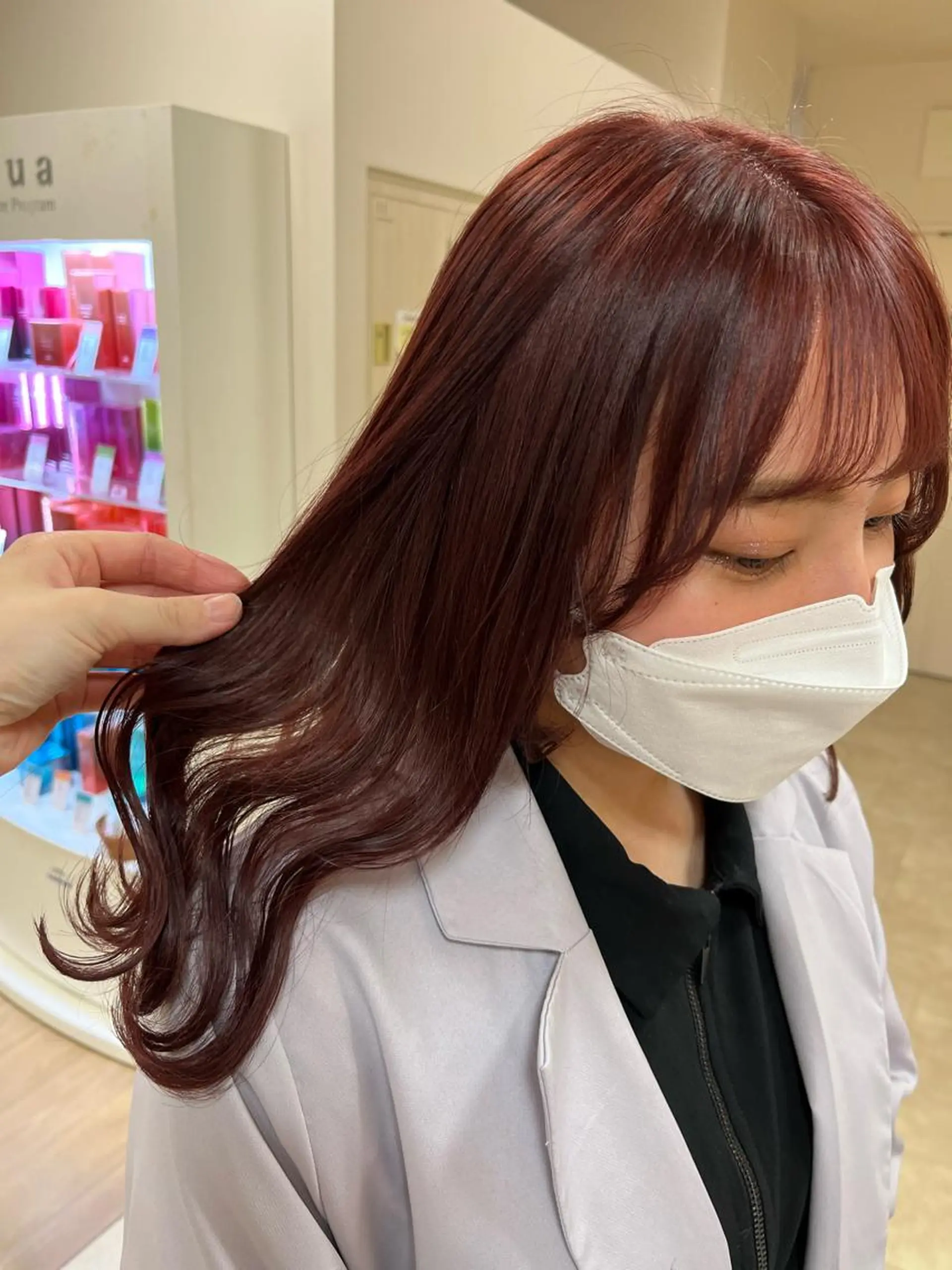 ミディアム カラー 暖色専門美容師🎀 お客様満足度◎のヘアスタイル