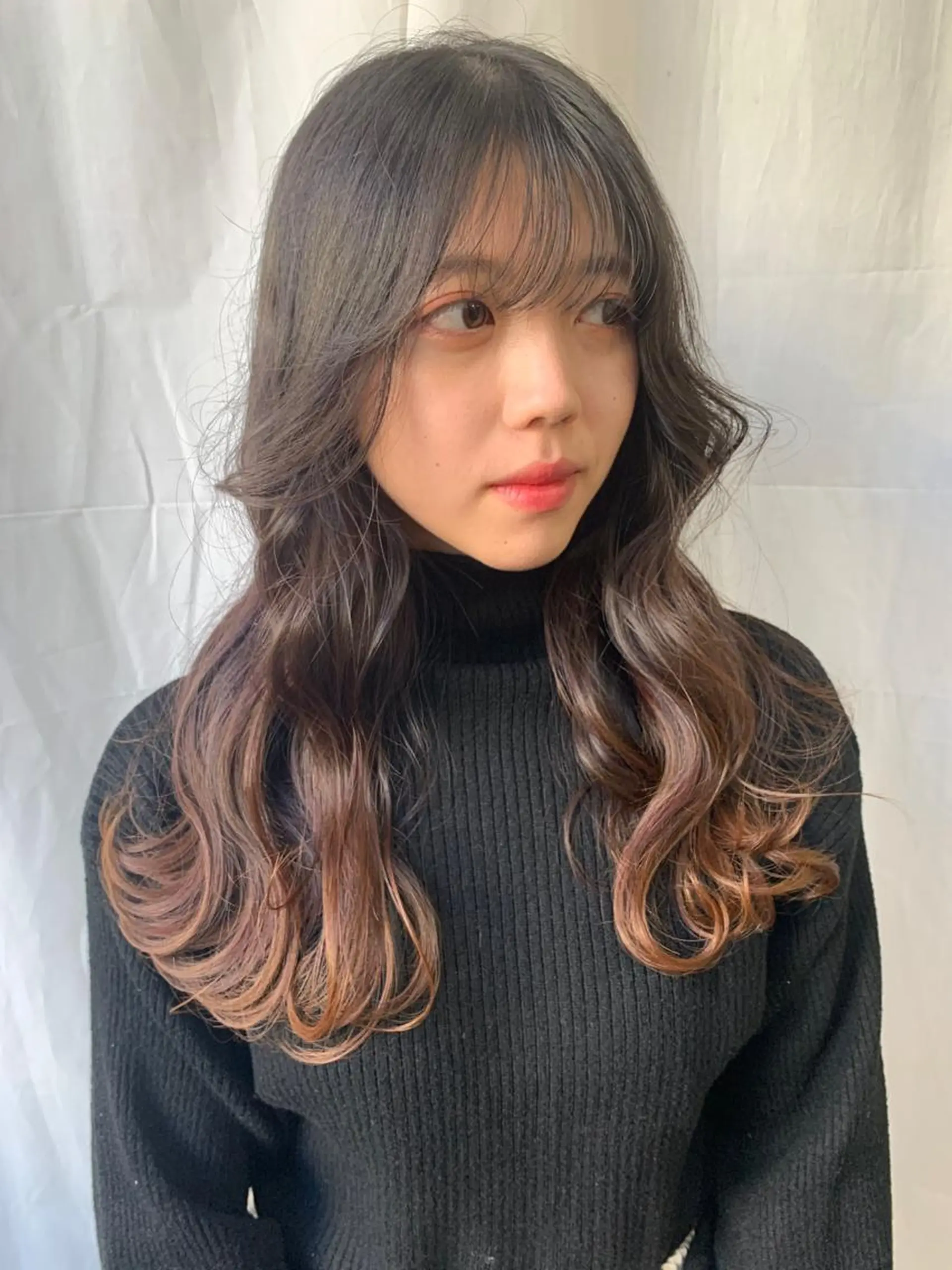 ロング ヘアアレンジ 髙塚碧🇰🇷 韓国ヘア🎗️のヘアスタイル