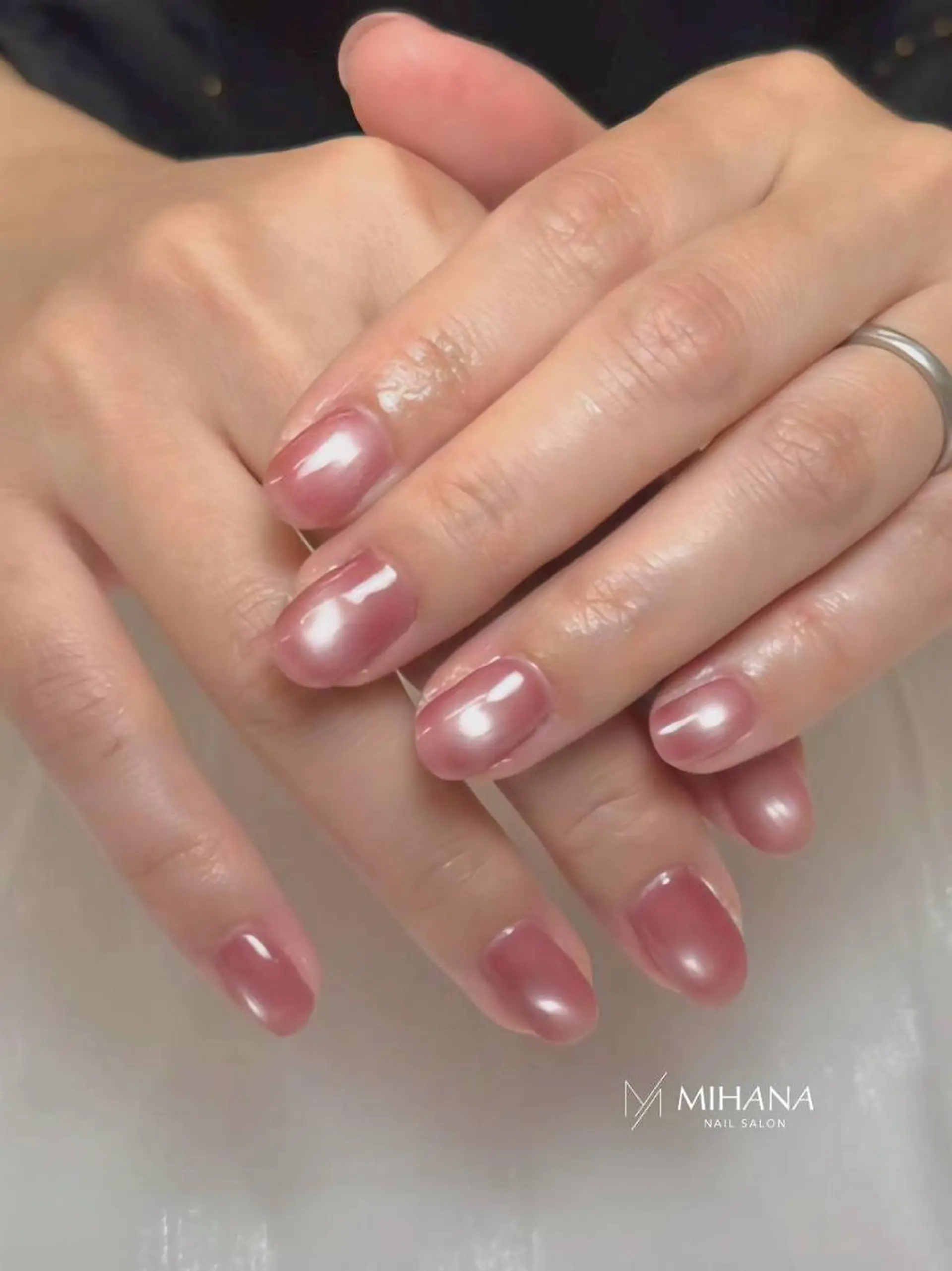 ネイル ジェルネイル 韓国ネイル パラジェル ワンホンネイル MIHANAネイル 西川口店のネイルデザイン