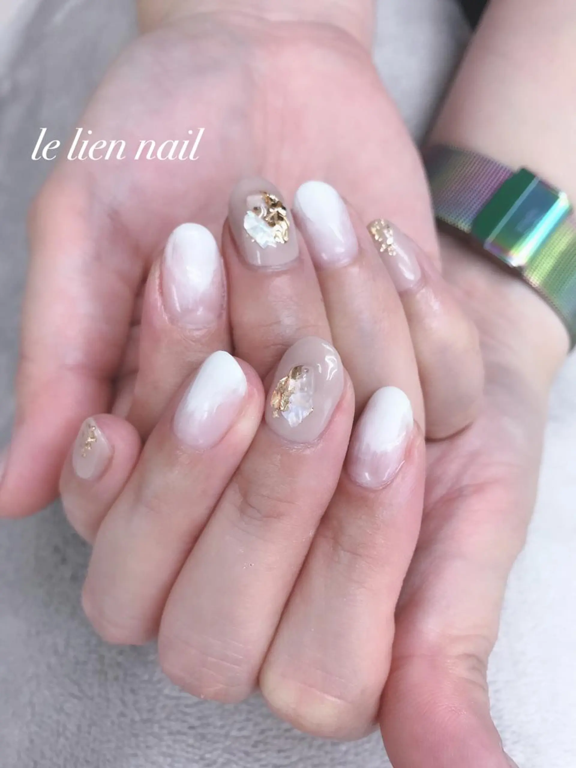 ミディアム le lien nailのネイルデザイン