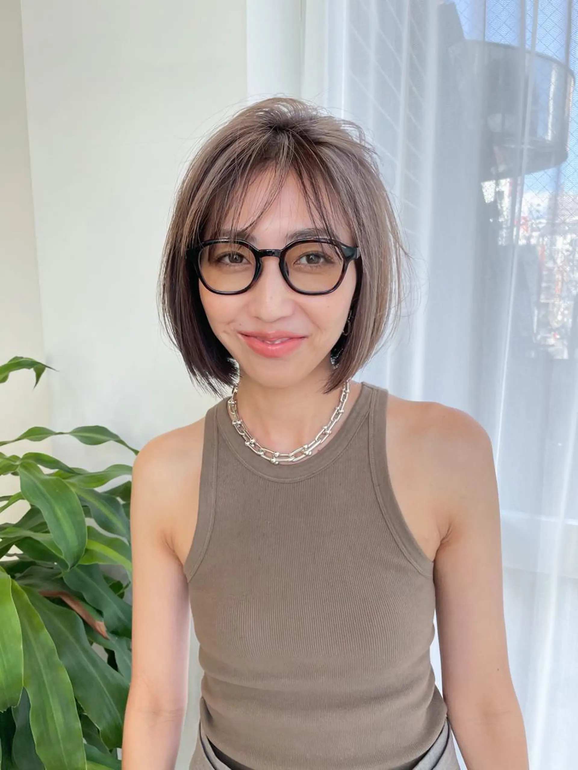 ショート ヘアカラー nessヤマサキ リュウタのヘアスタイル