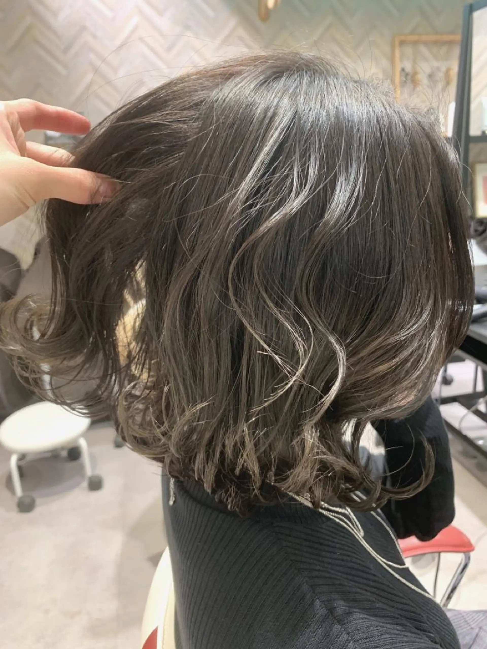 ミディアム カラー ヘアアレンジ ベージュカラー 🇺🇸海外ヘア 🇰🇷MASANOのヘアスタイル