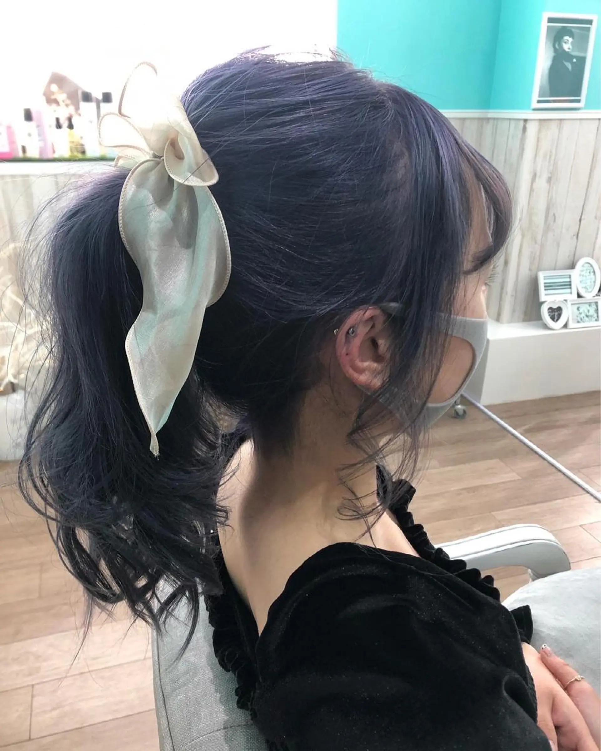 ロング カラー 韓国風ヘア ヘアカラー トリートメント 🐆アンドウ チカコ🦓のヘアスタイル