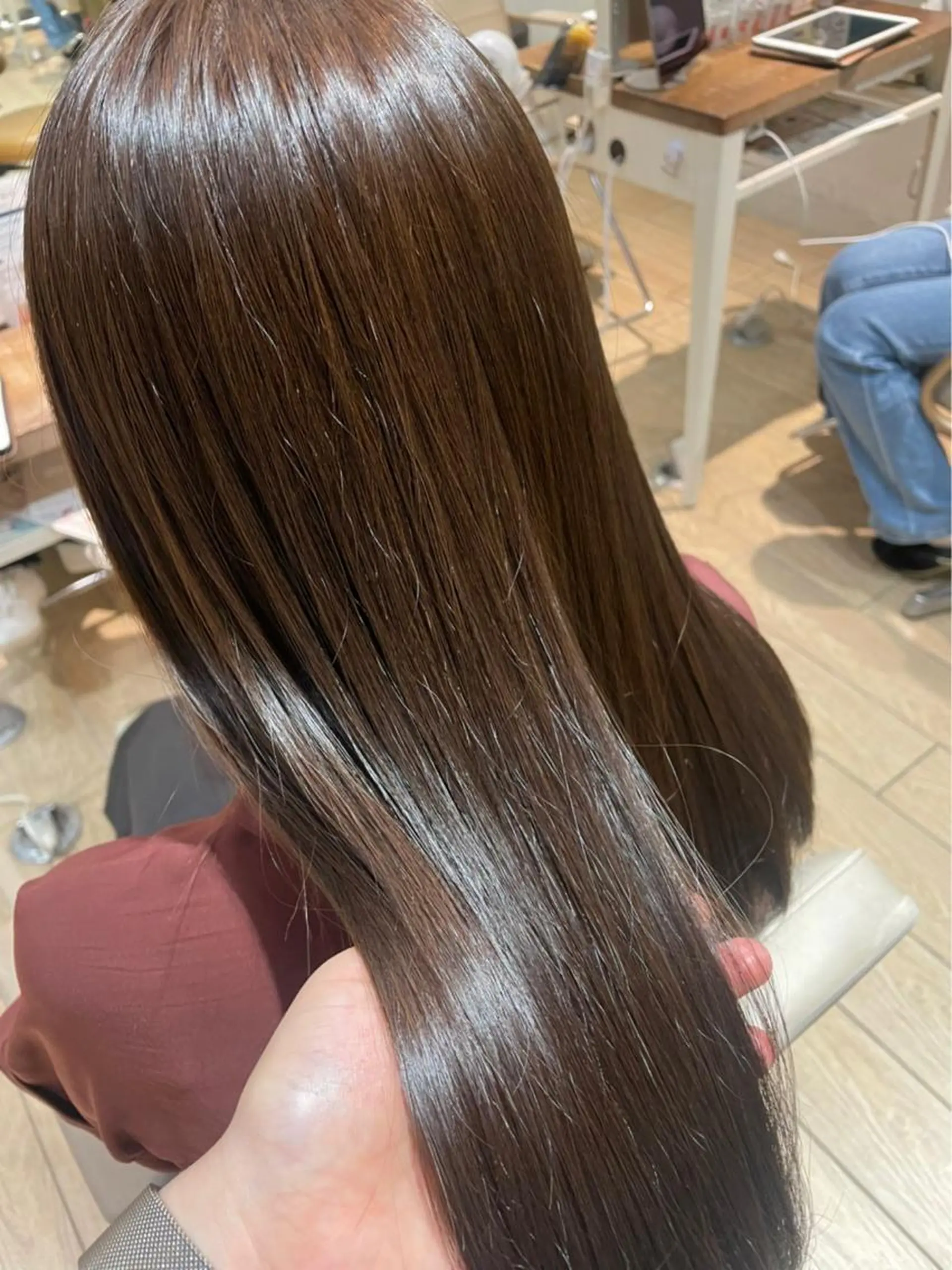 ミディアム カラー 美髪/髪質改善 川口凌弥のヘアスタイル