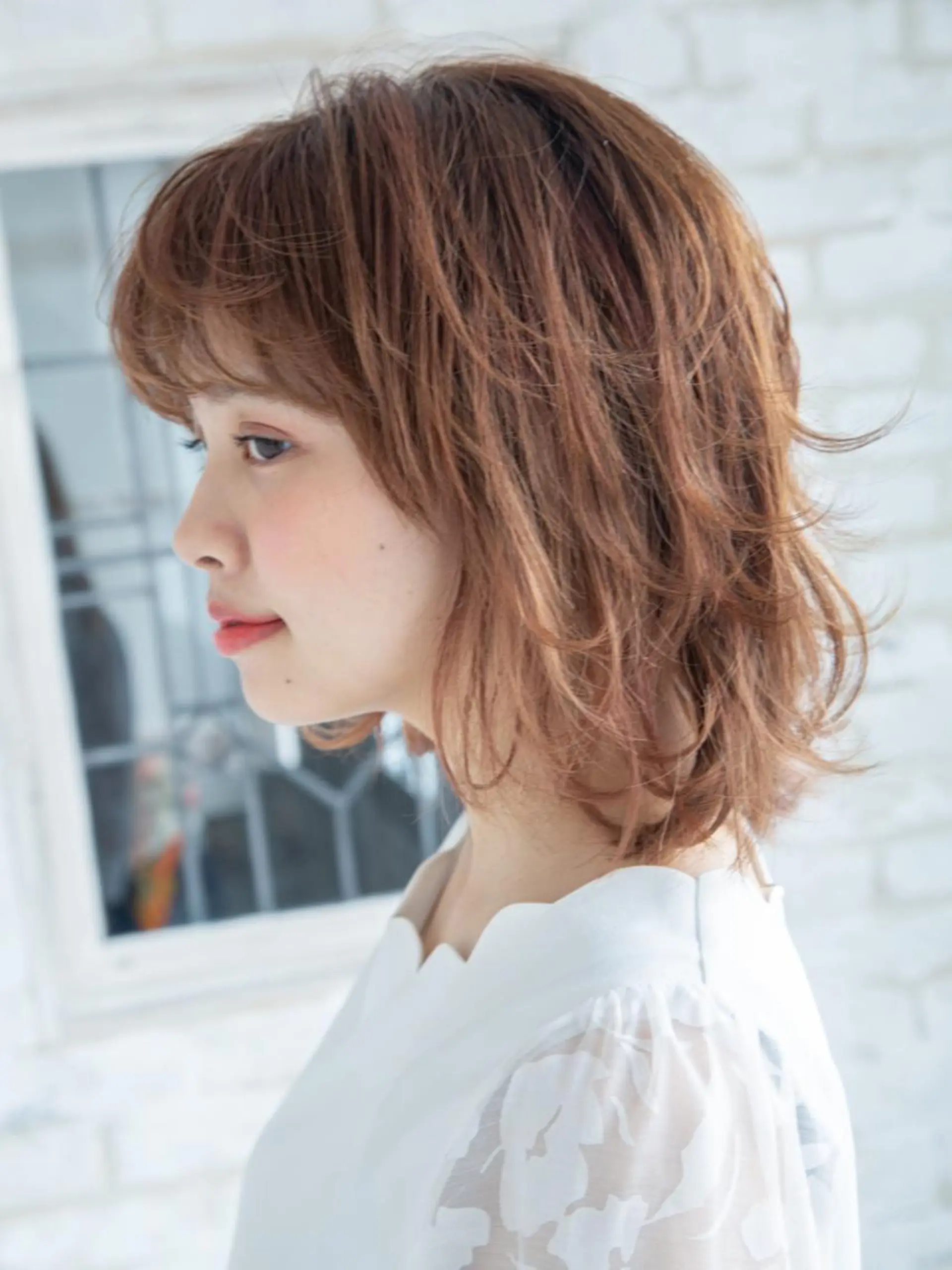 ミディアム La・sol HAIRのヘアスタイル
