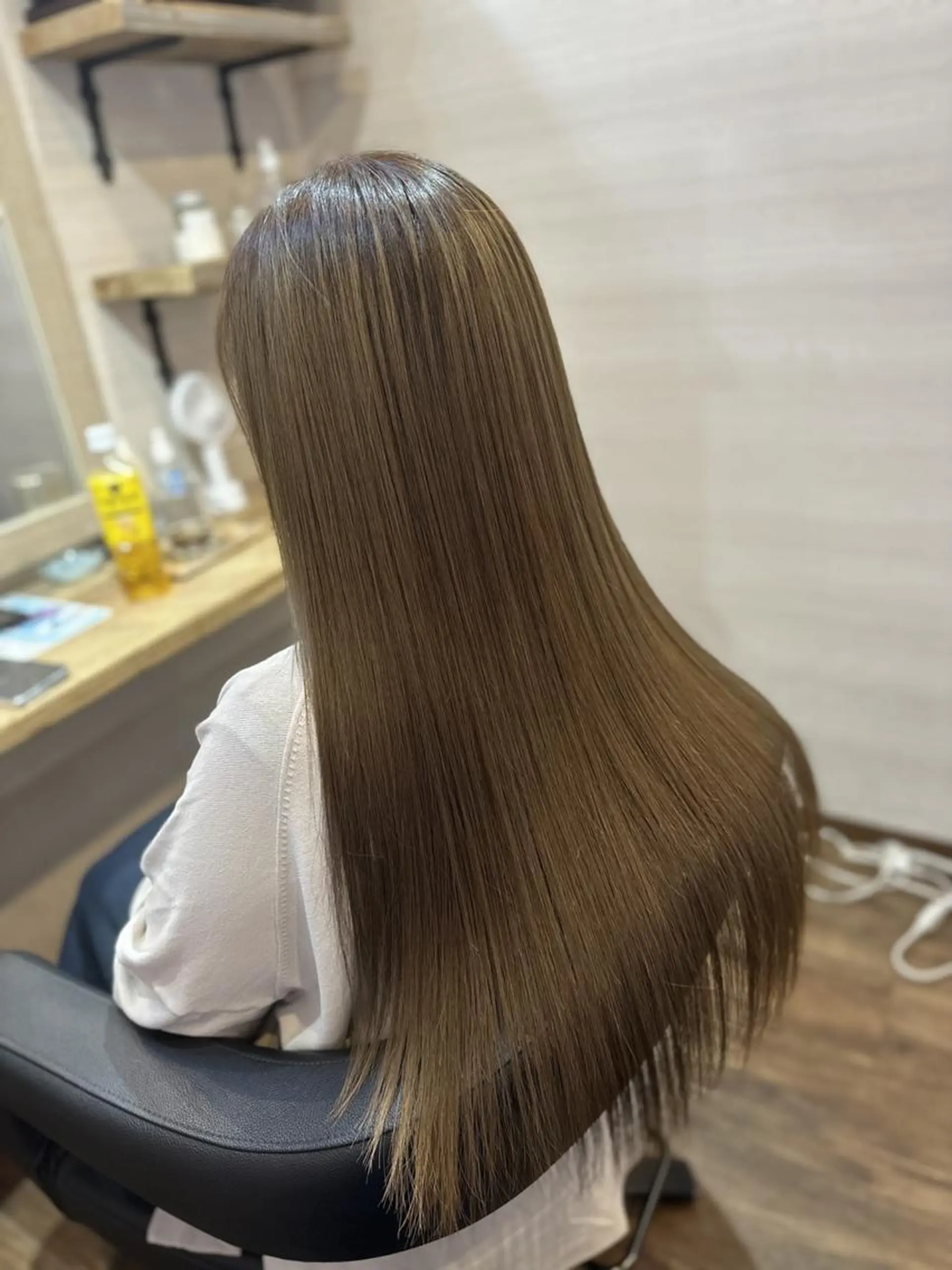 カラー ロング 個室型美容室san 都賀店のヘアスタイル