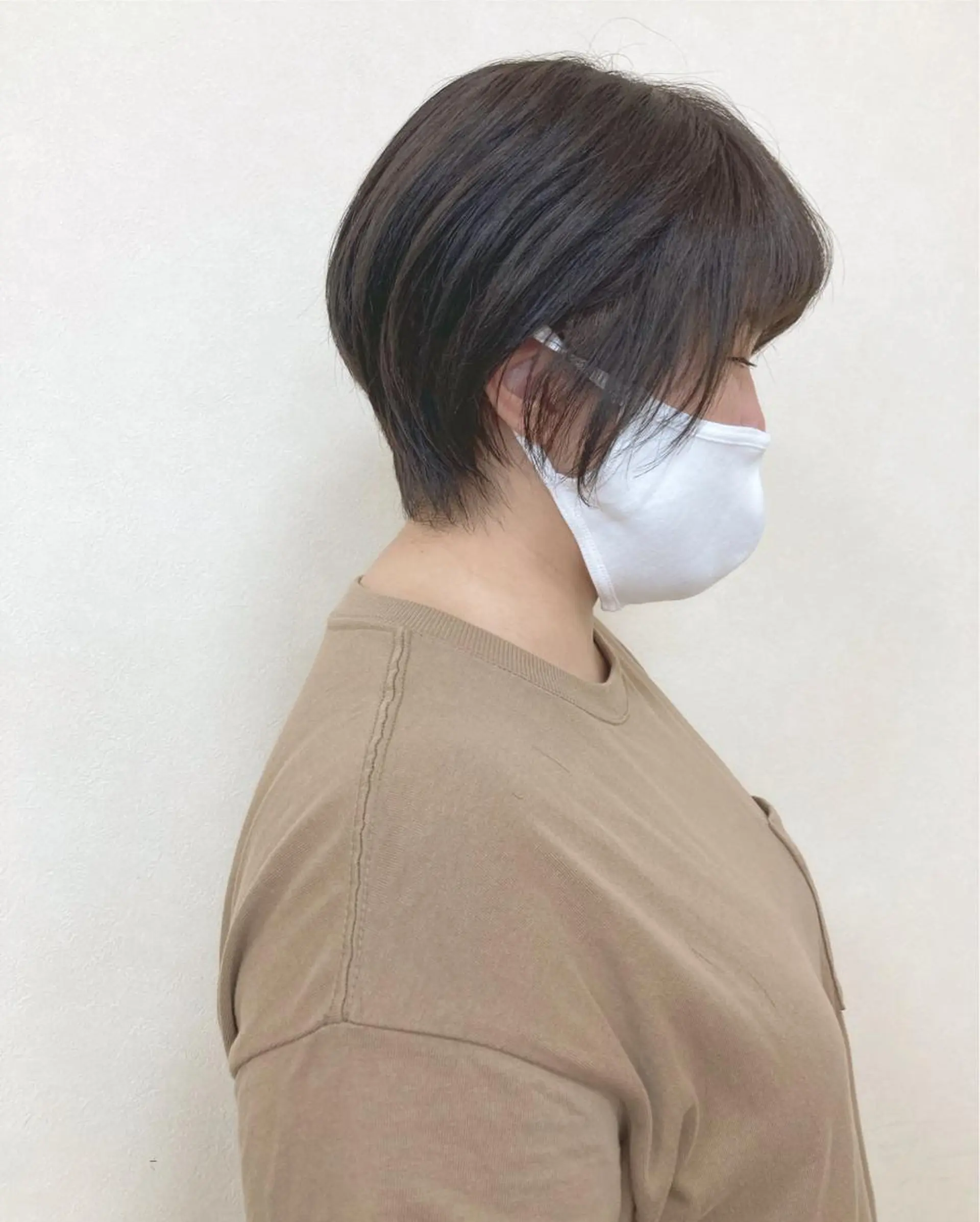 ショート カラー 切りっぱなしボブ ショートボブ ハンサムショート アッシュ ベージュカラー カット ヘアカラー トリートメント 初めてのショート お任せください✂️のヘアスタイル