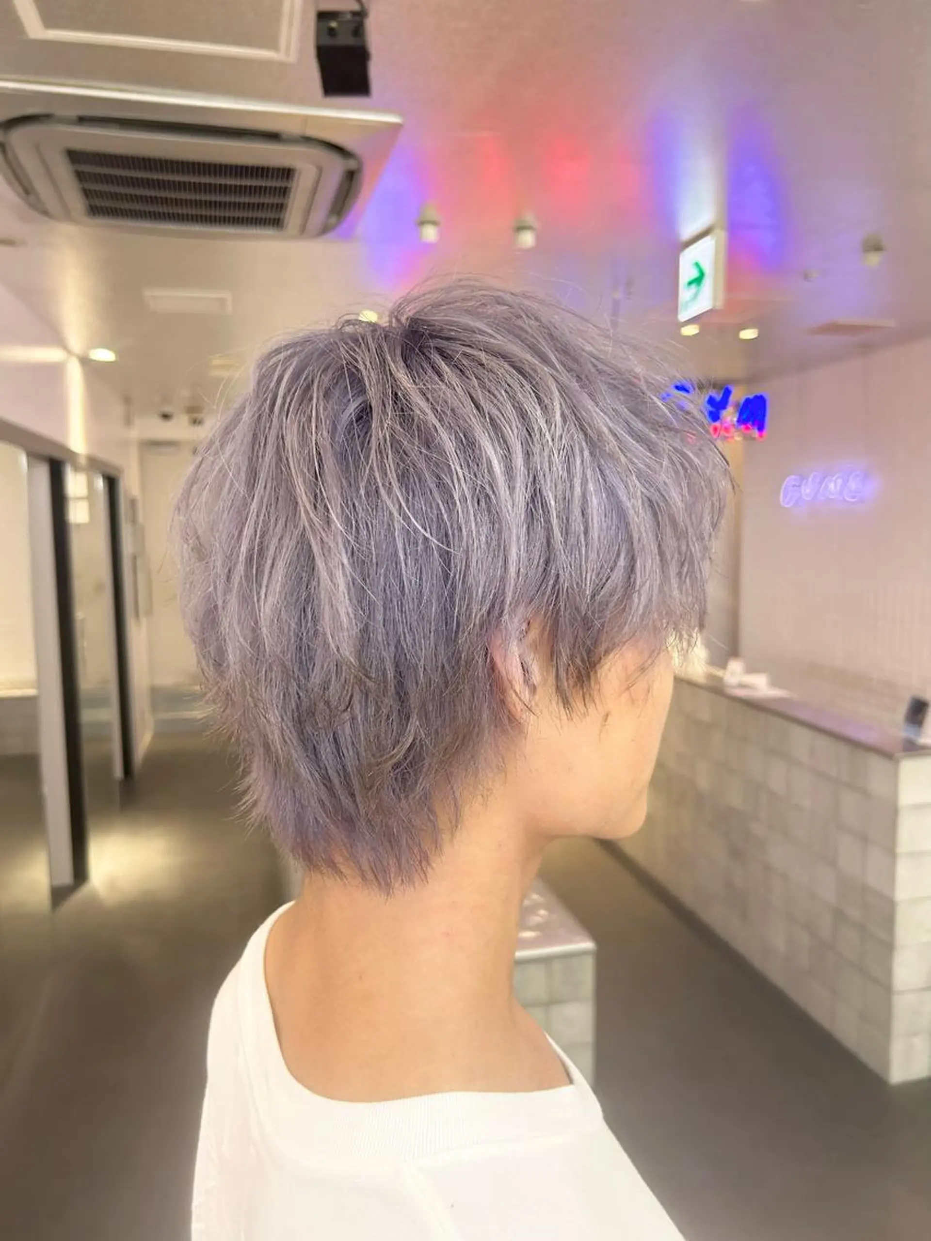 ロング ボブ 外国人風カラー 髪質改善 レイヤーカット カット ヘアカラー MiRI💜地毛級 エクステ✖似合わせ技のヘアスタイル