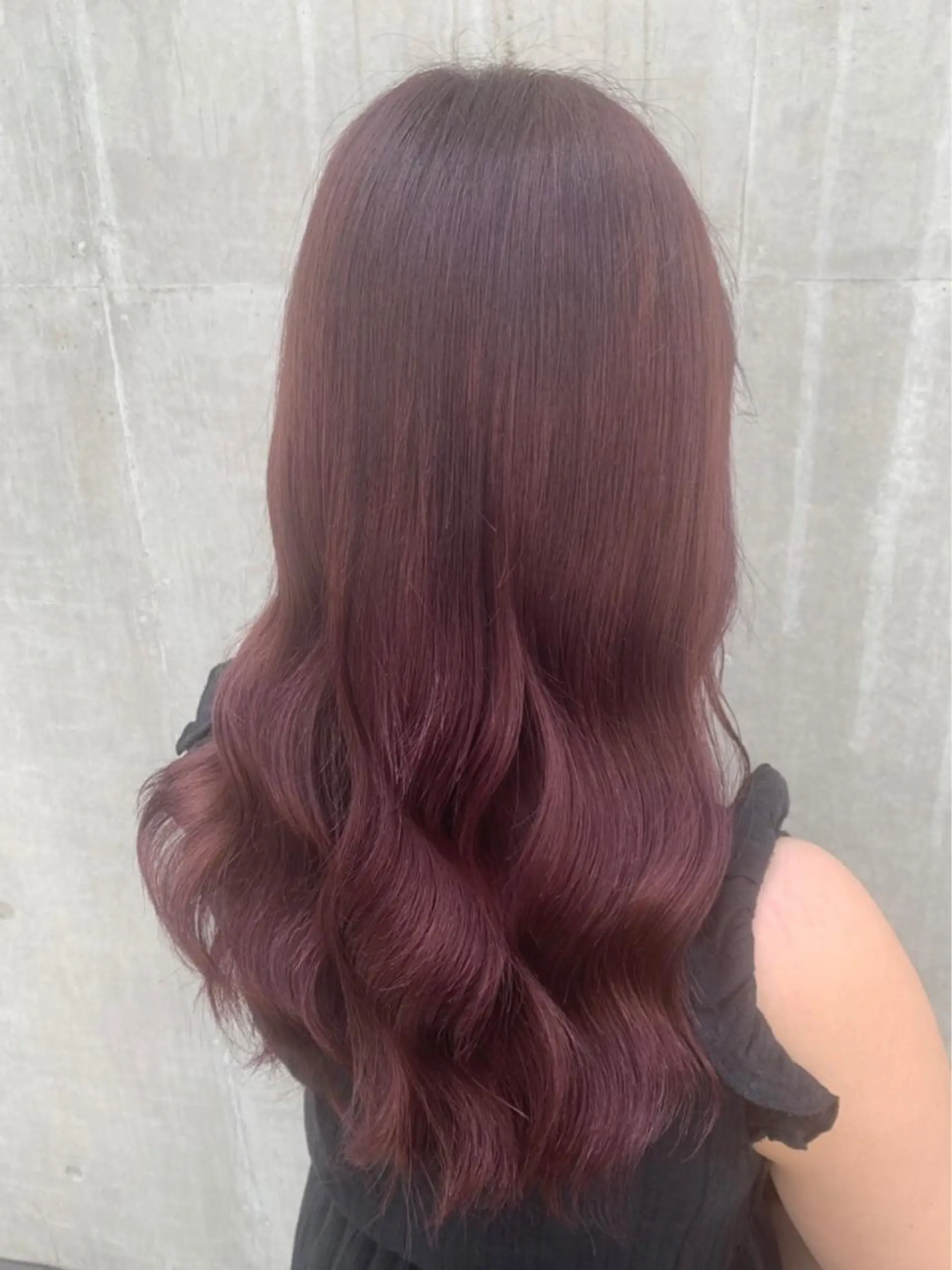 セミロング テラダ ココロのヘアスタイル