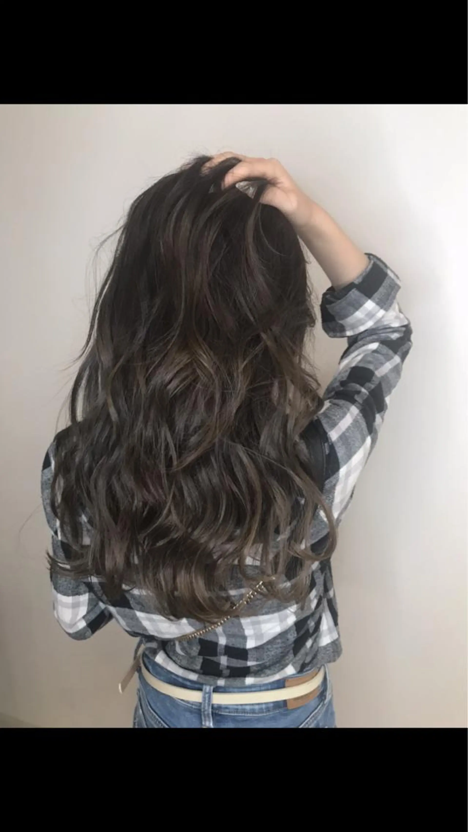 ロング カラー ヘアカラー トリートメント 大橋 輝久のヘアスタイル