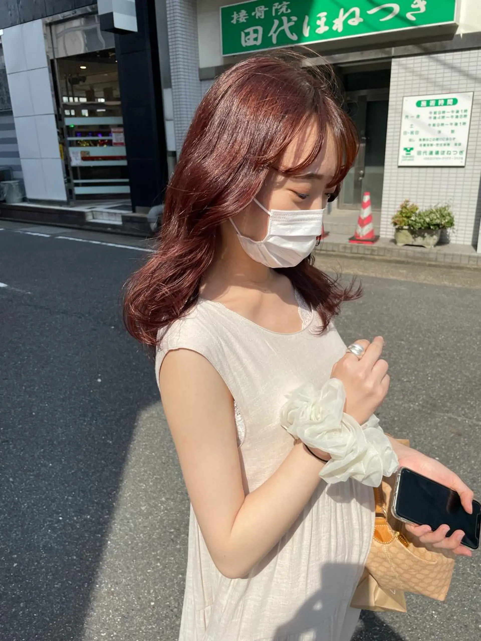 セミロング カラー レイヤー/高橋 みく /池下/千種のヘアスタイル