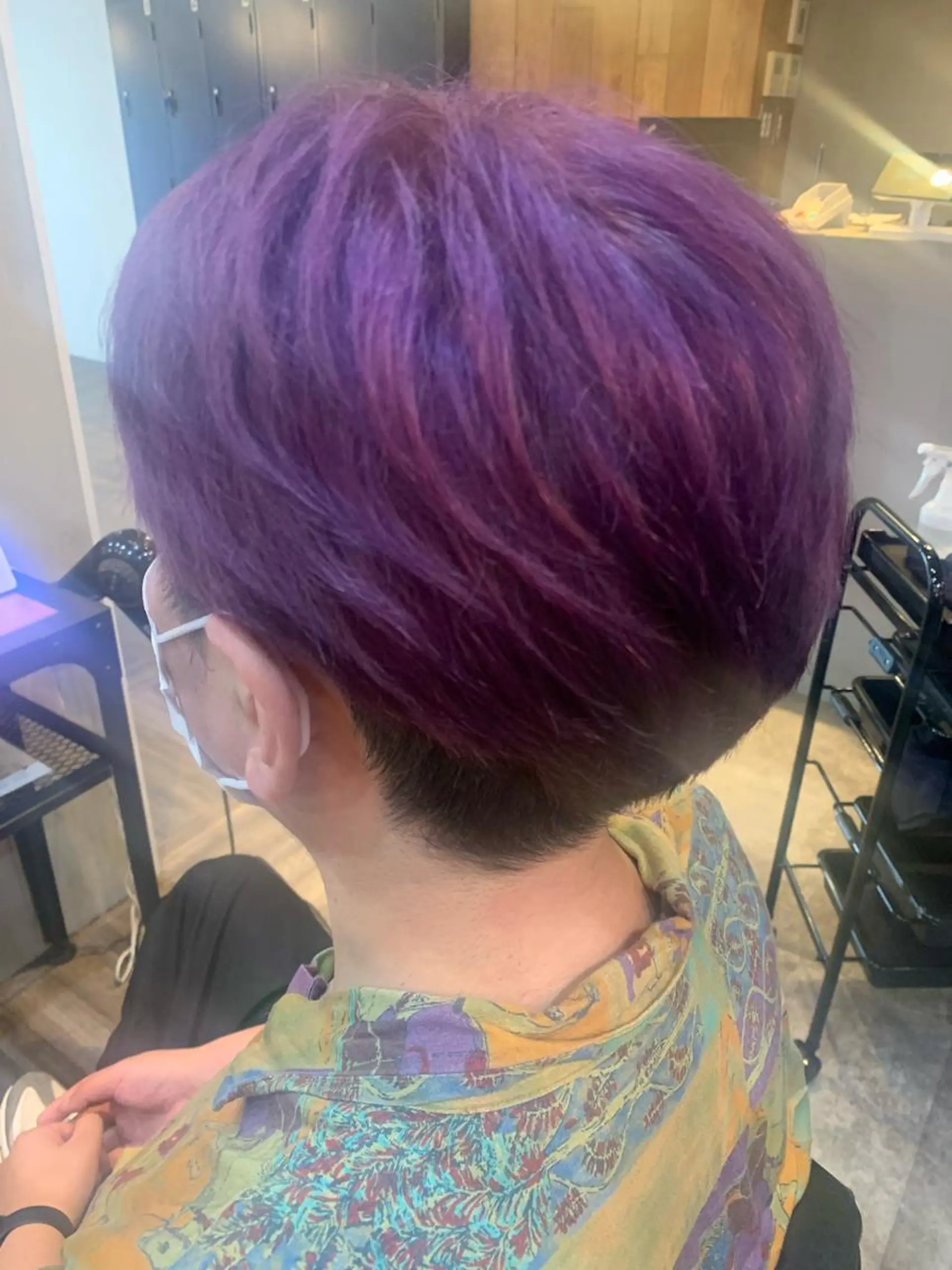 カラー メンズ 河田 寧生のヘアスタイル