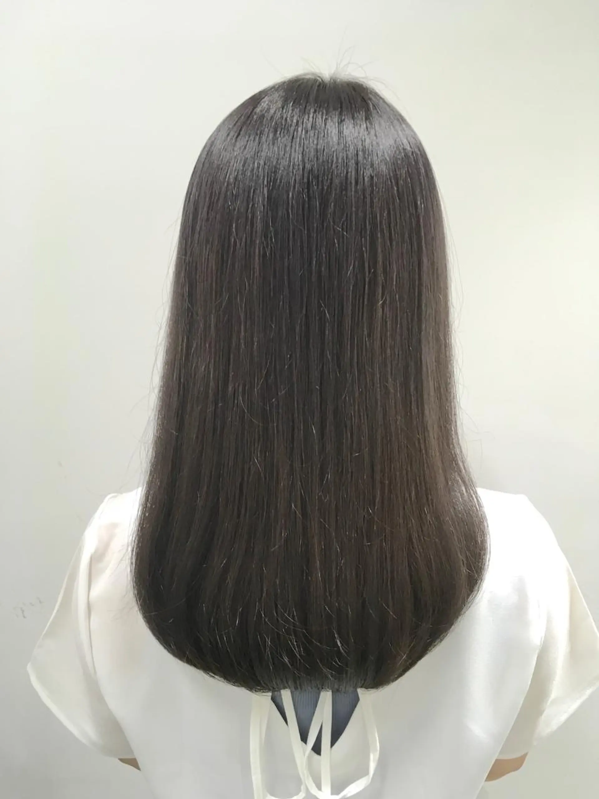 ロング カラー グレージュ ヘアカラー トリートメント ヘアセット yoshi ☆のヘアスタイル