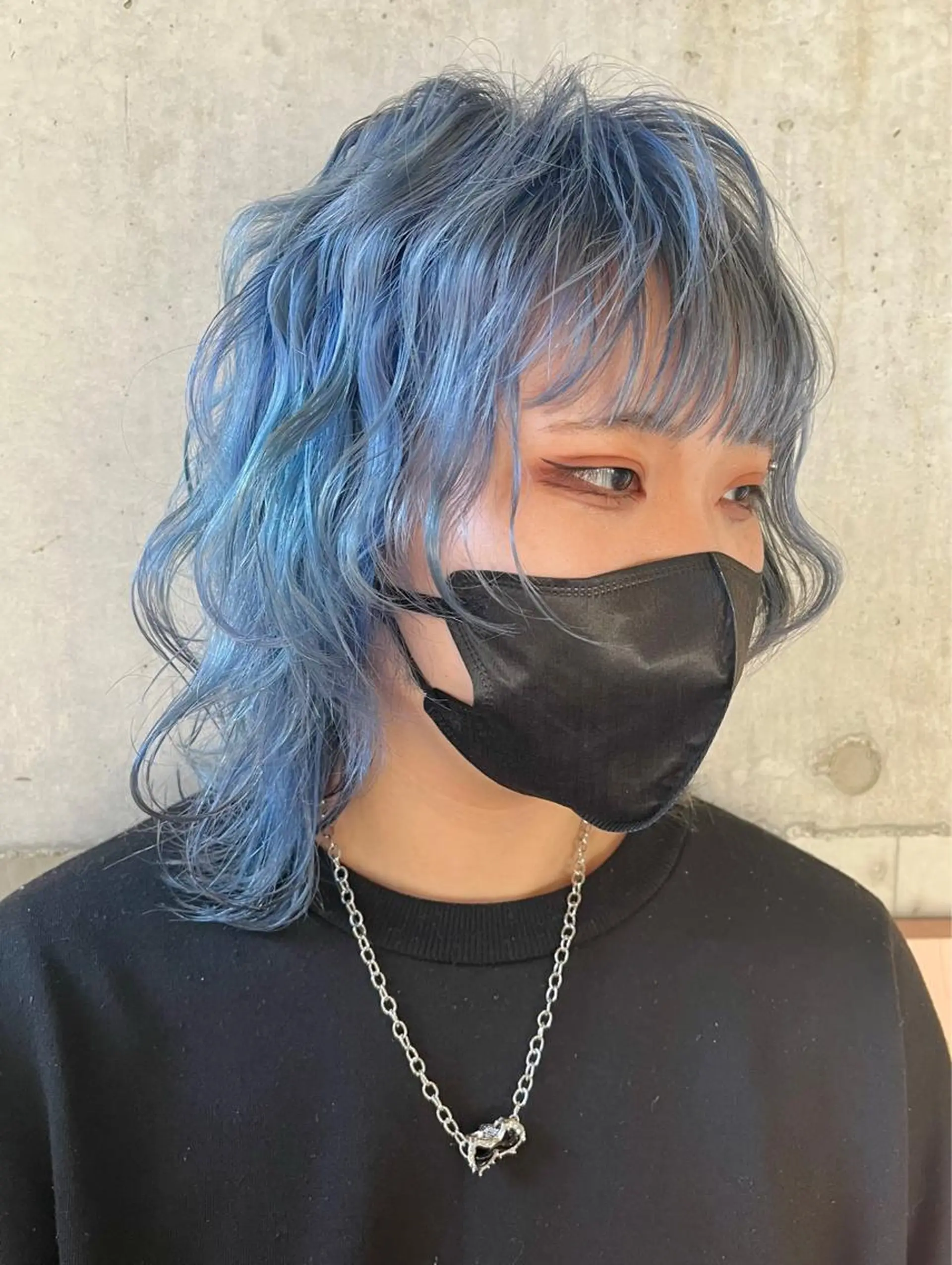 ミディアム カラー デザインカラー ヘアカラー direction所属・派手髪デザインカラー ヒロカのヘアスタイル