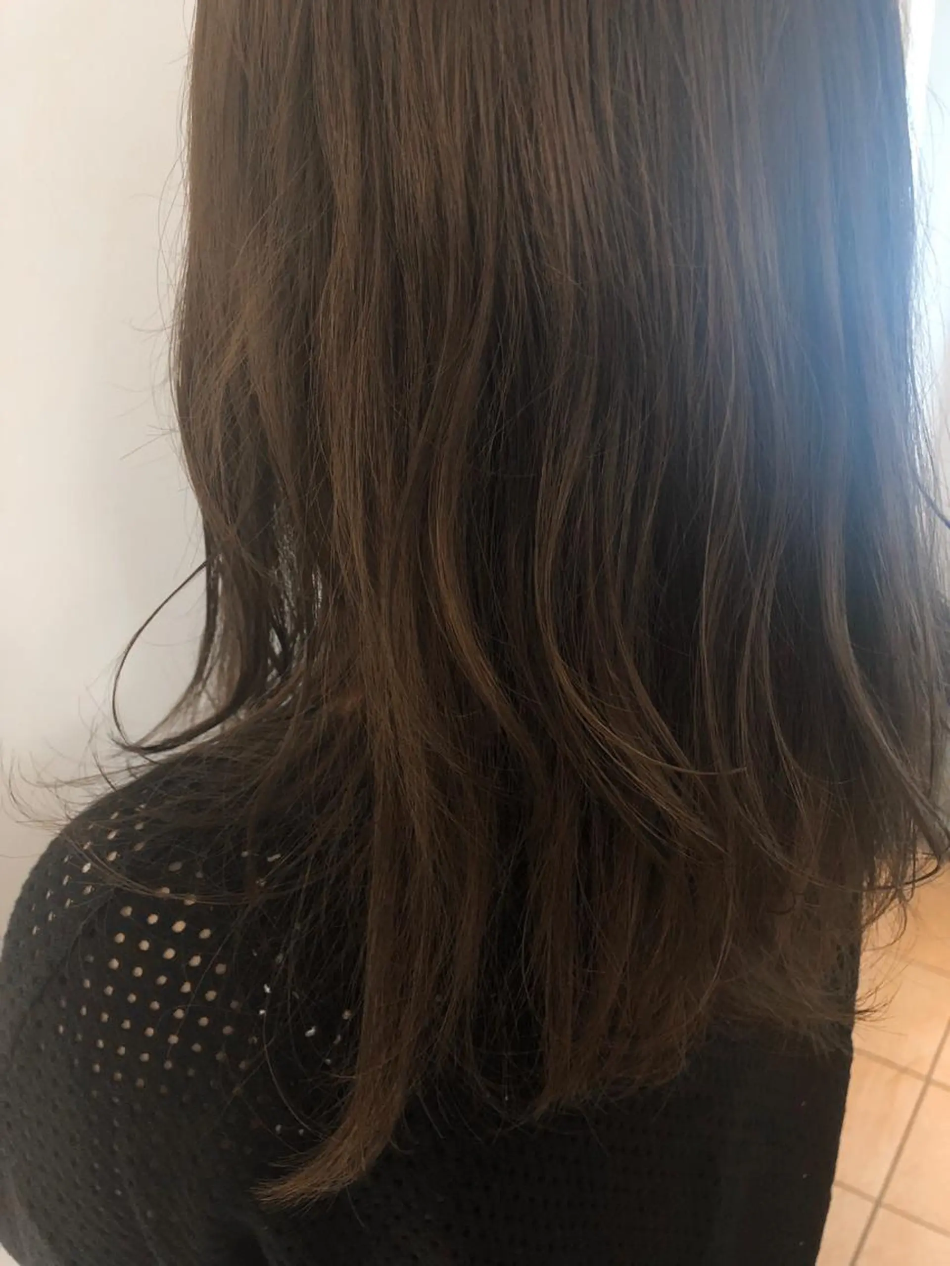 セミロング カラー ベージュカラー ヘアカラー トリートメント 韓国hair ·͜· watanabeのヘアスタイル