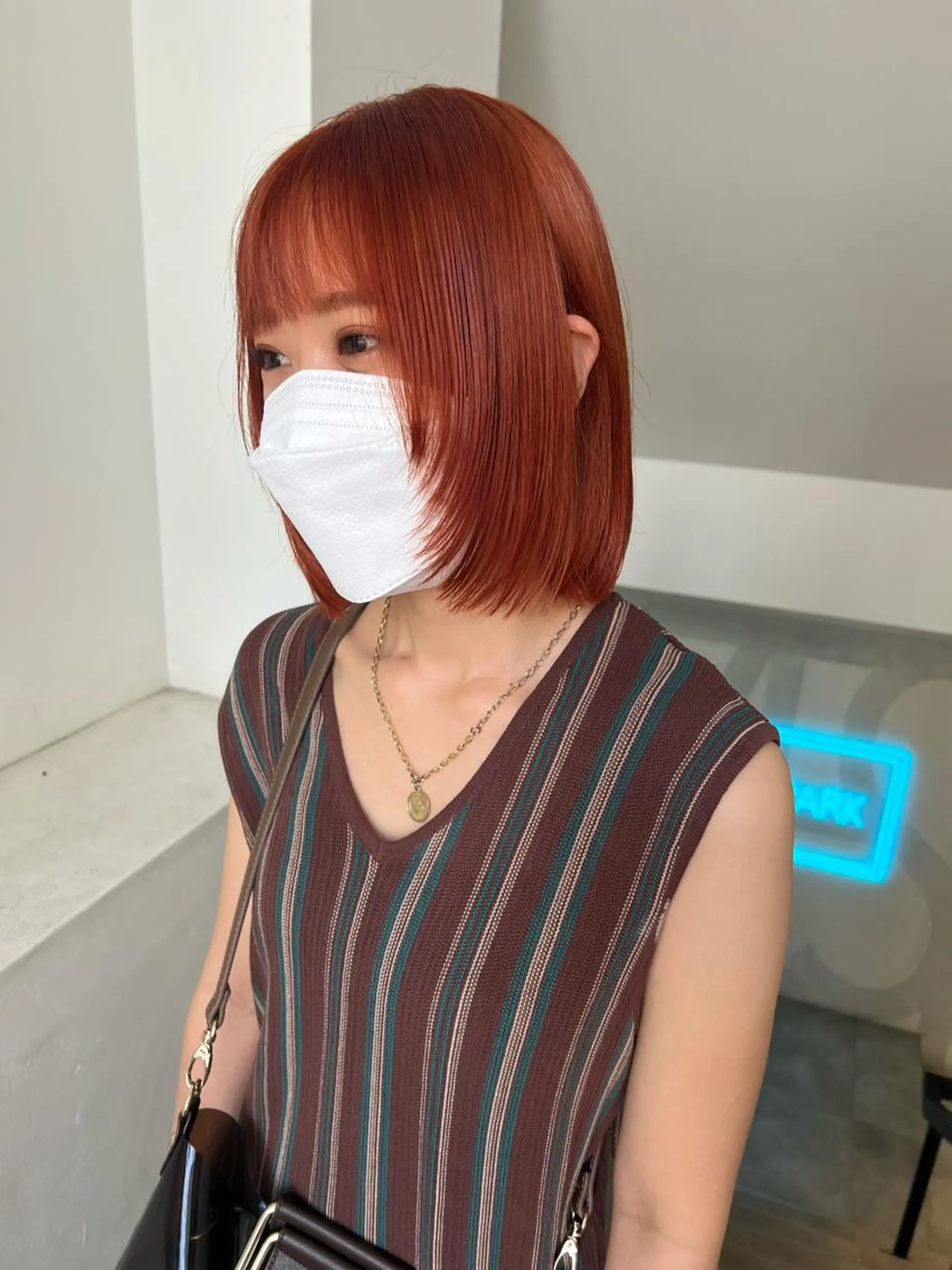 ショート カラー 顔周りカット/透明感 カラー✂️MEIのヘアスタイル