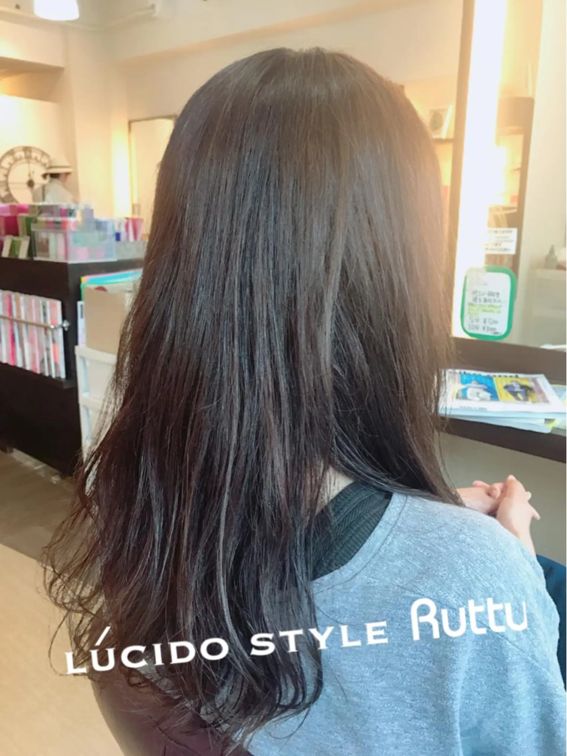 ロング パーマ 似合わせカット カット トリートメント アザマ　ヤスカツ _rosso 川口のヘアスタイル