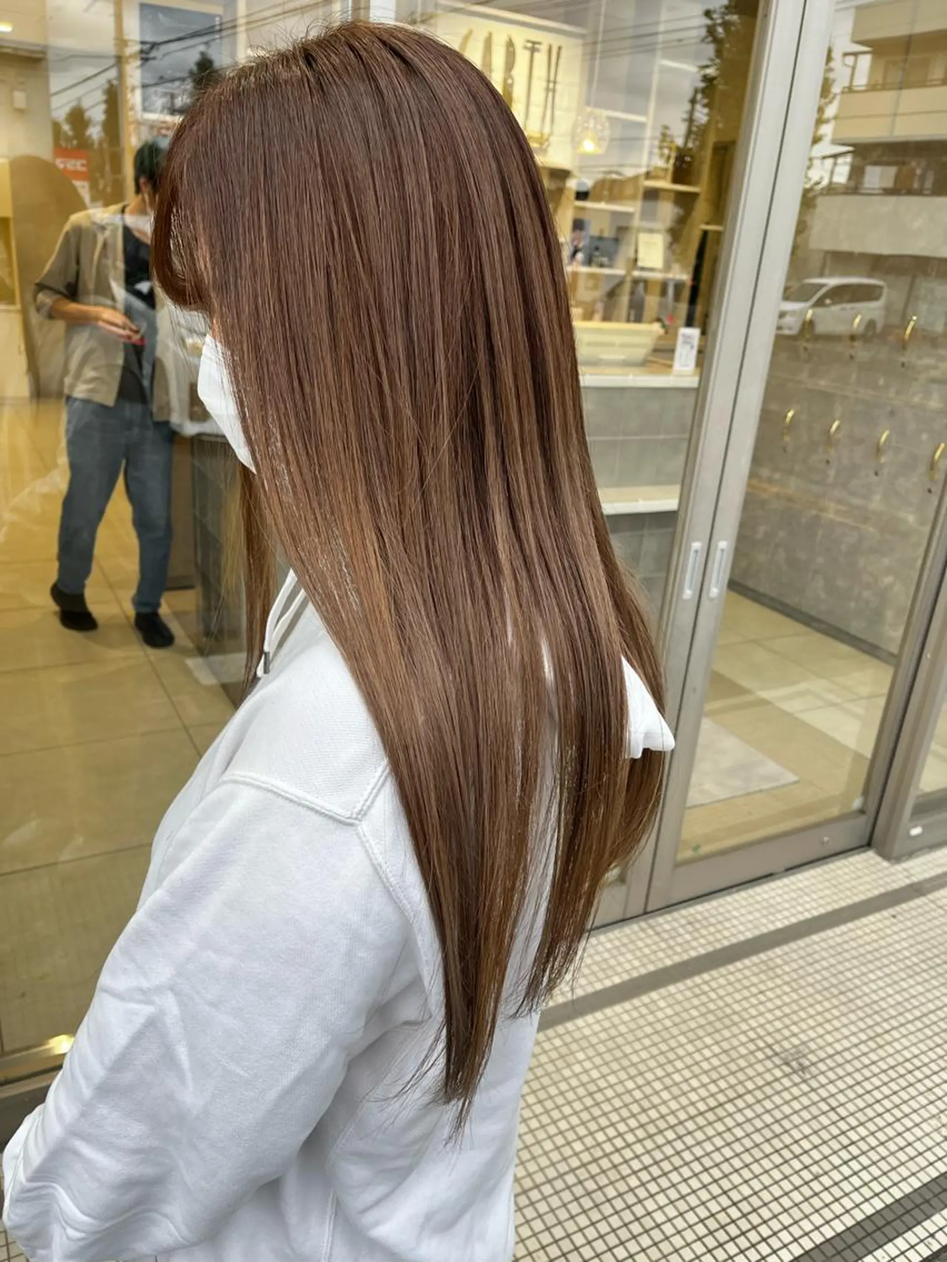 ロング カラー 吹田 駿 髪質改善縮毛矯正のヘアスタイル