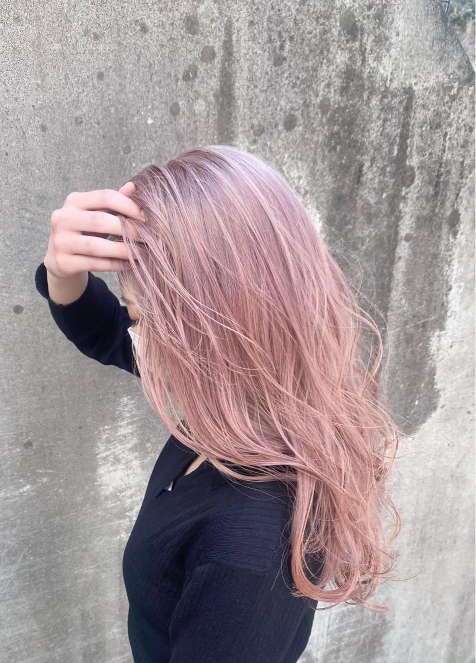 ロング カラー ピンクカラー ホワイトピンク 雰囲気引き出す ✨大人レディのヘアスタイル