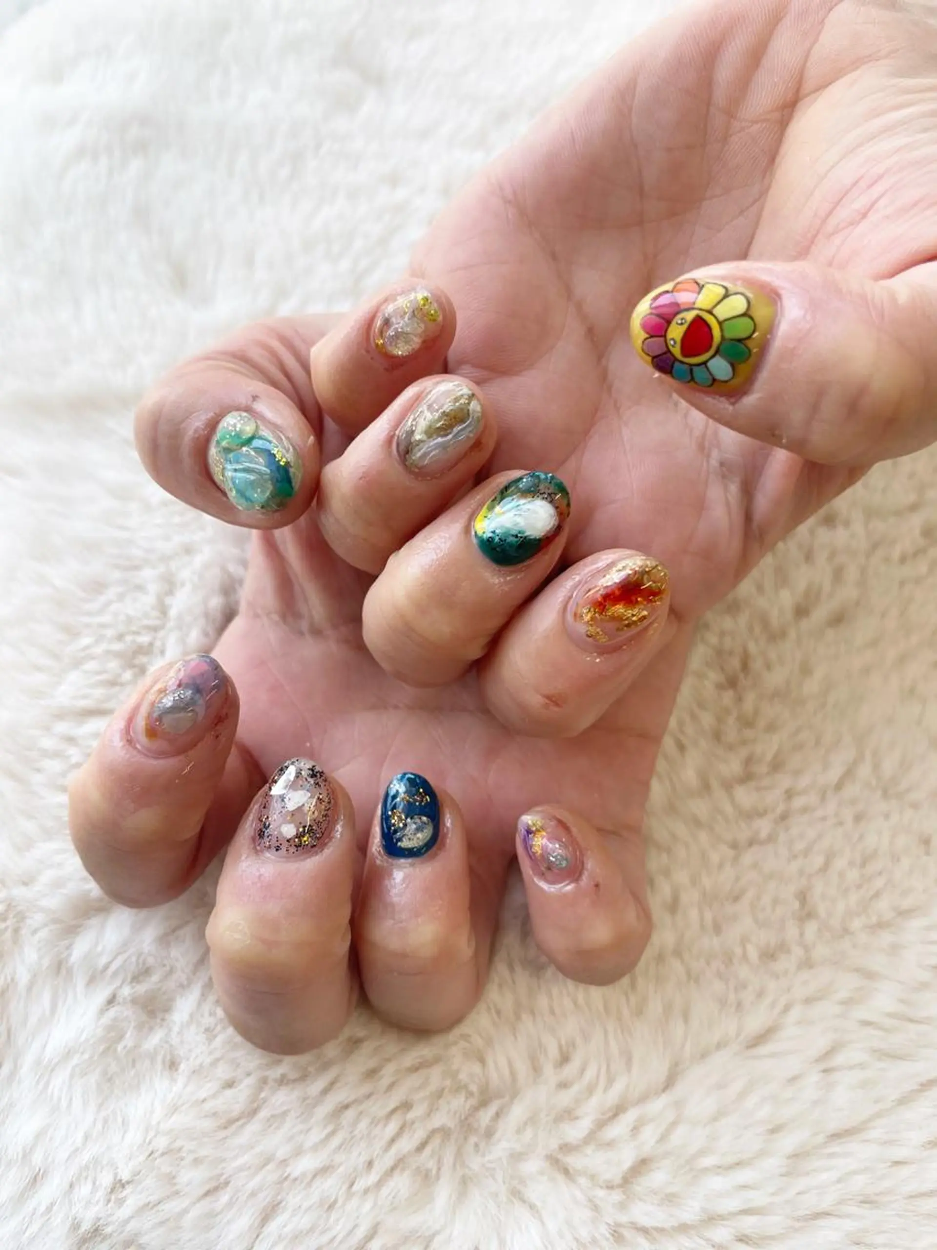 ネイル ハンドネイル ハンドケア 岩山 直子のネイルデザイン