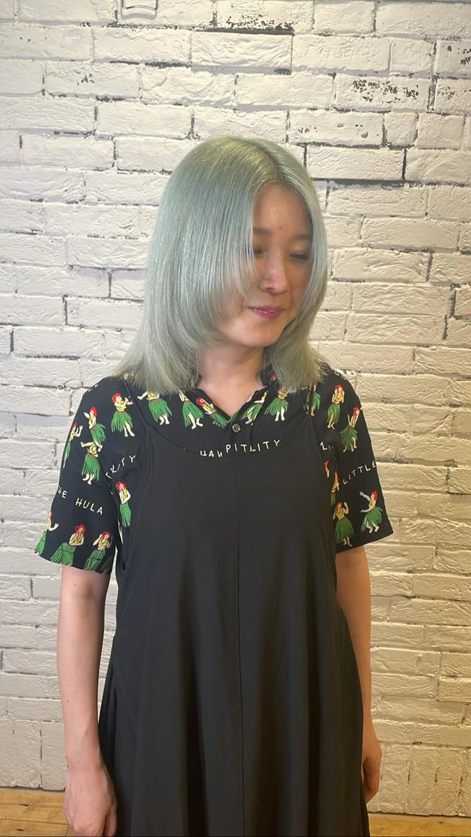 ミディアム シマノ フミヤのヘアスタイル