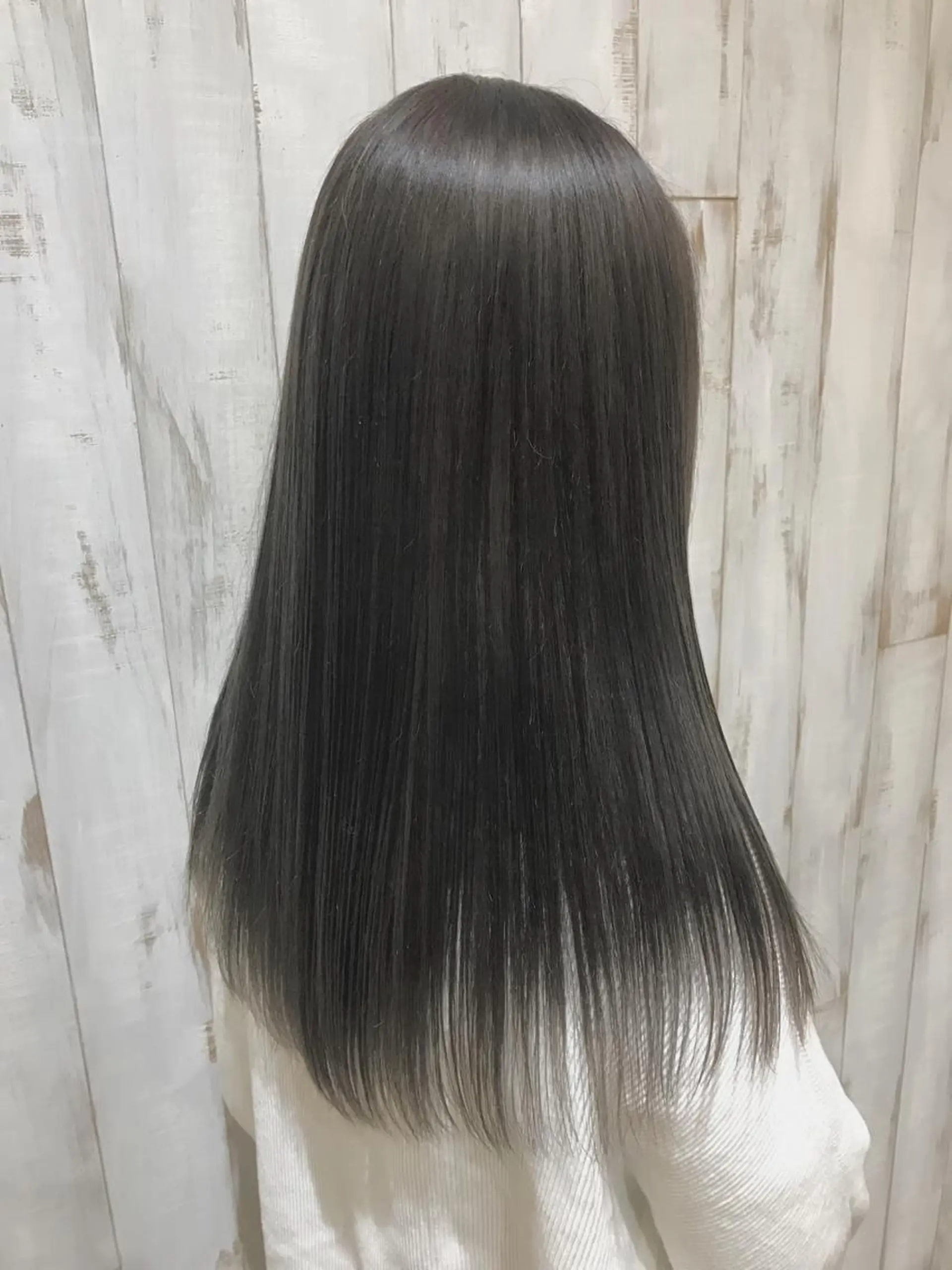 セミロング カラー パーマ ヘアアレンジ メンズ 鈴木 まりやのヘアスタイル
