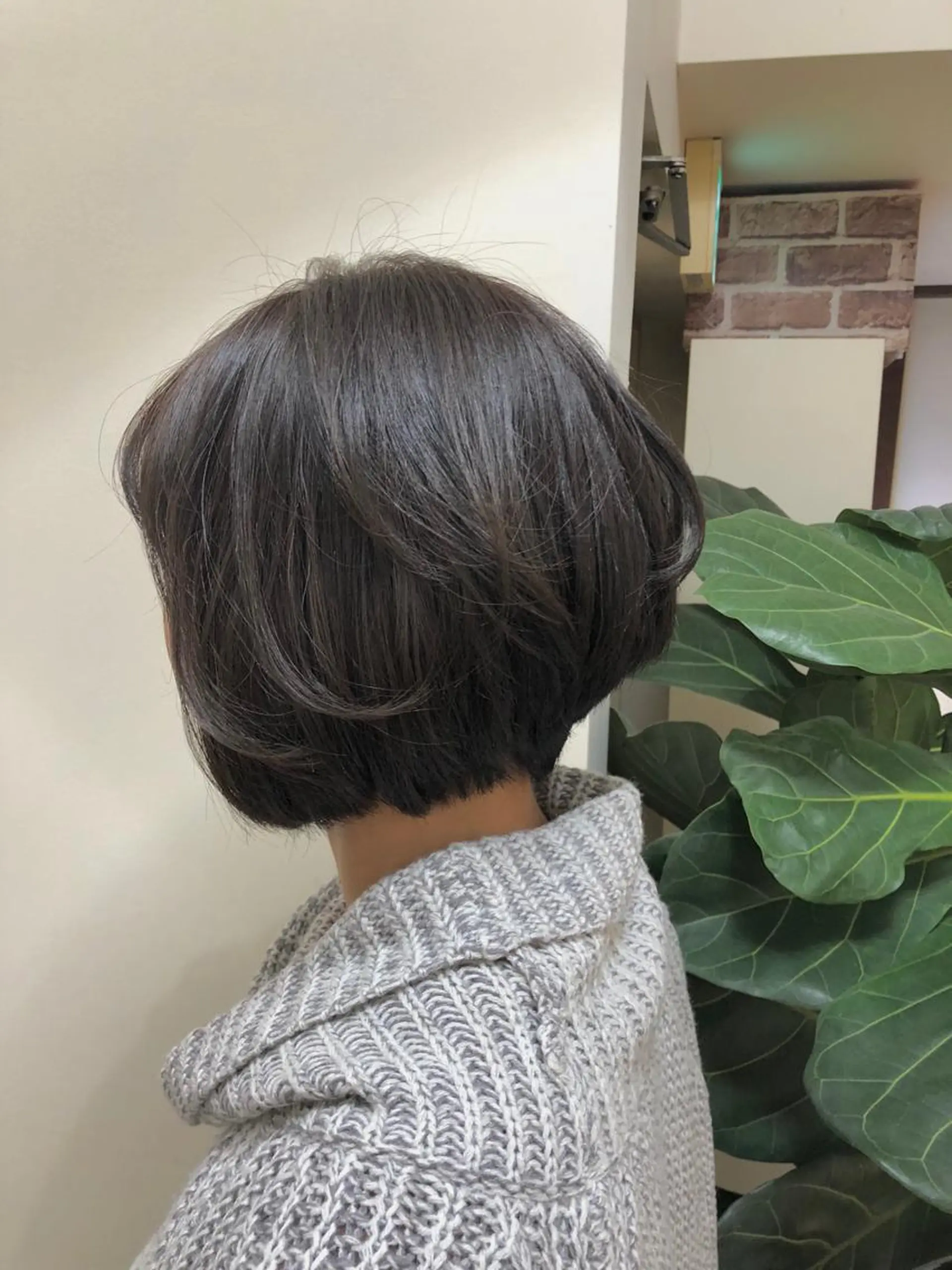 ショート カラー 顔周りの垢抜けヘア 立山あいりのヘアスタイル