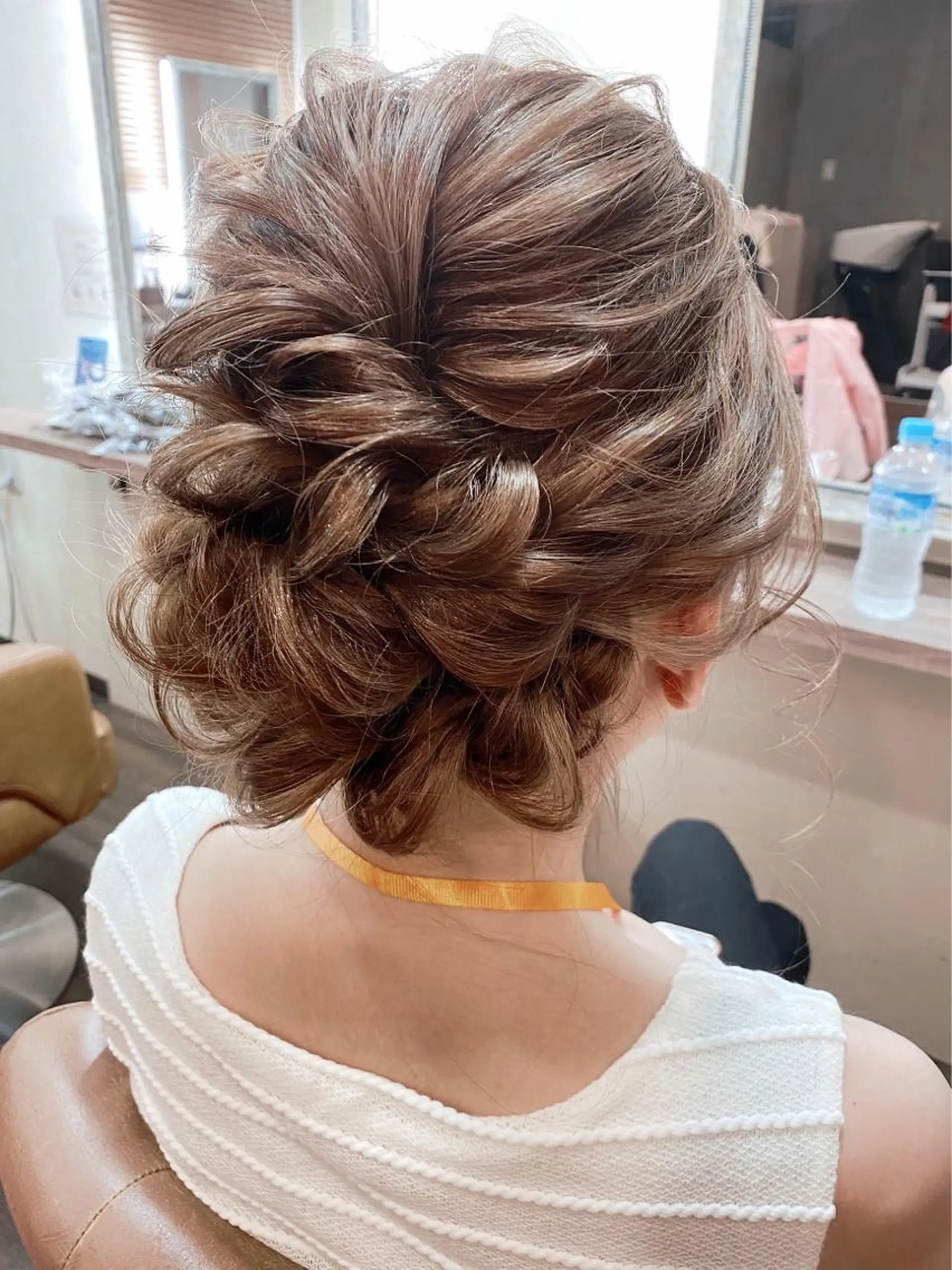 ヘアアレンジ ヘアセット 田井中 悠紀のヘアスタイル