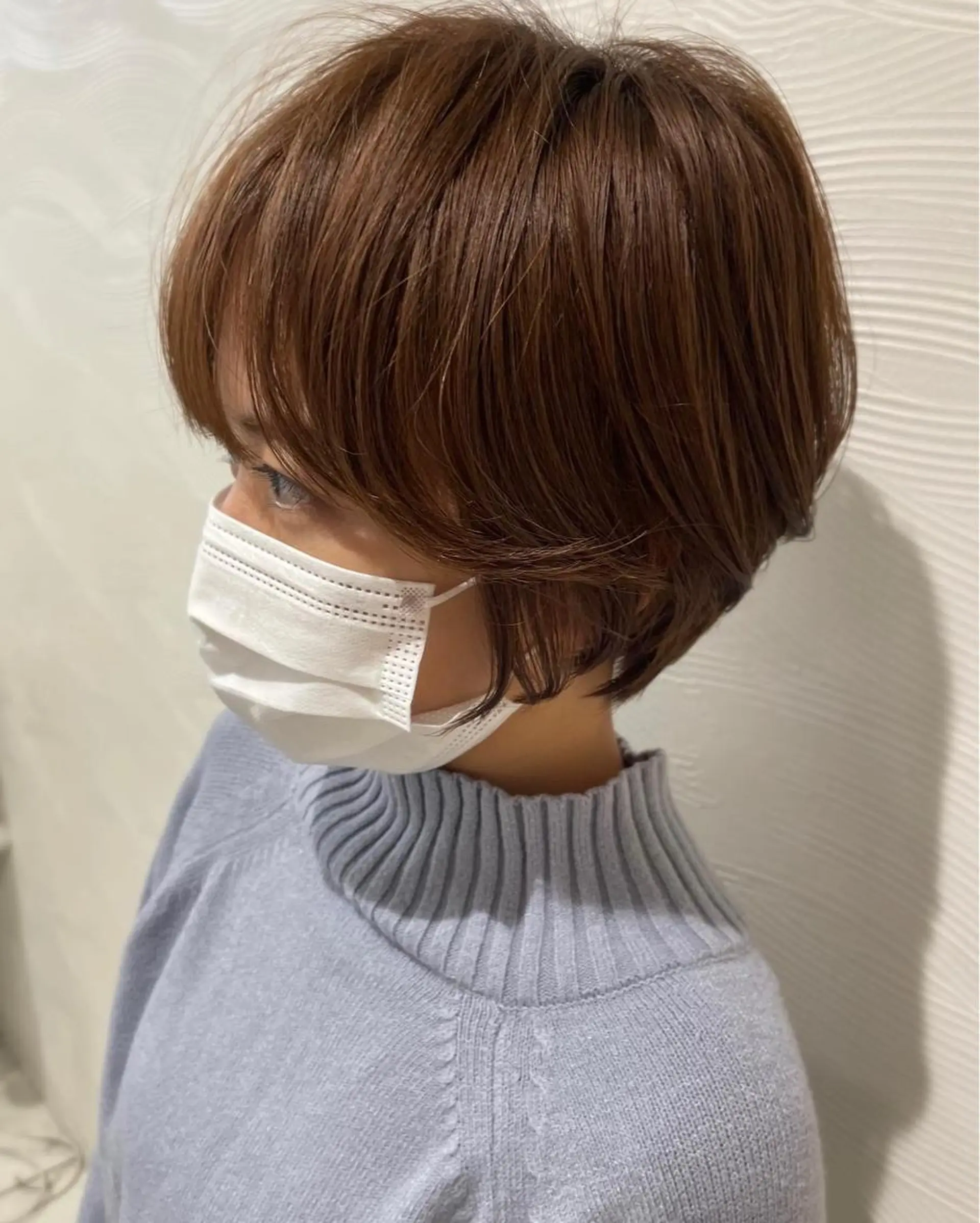 ショート 小顔カット✨ 透明感カラー/村上のヘアスタイル