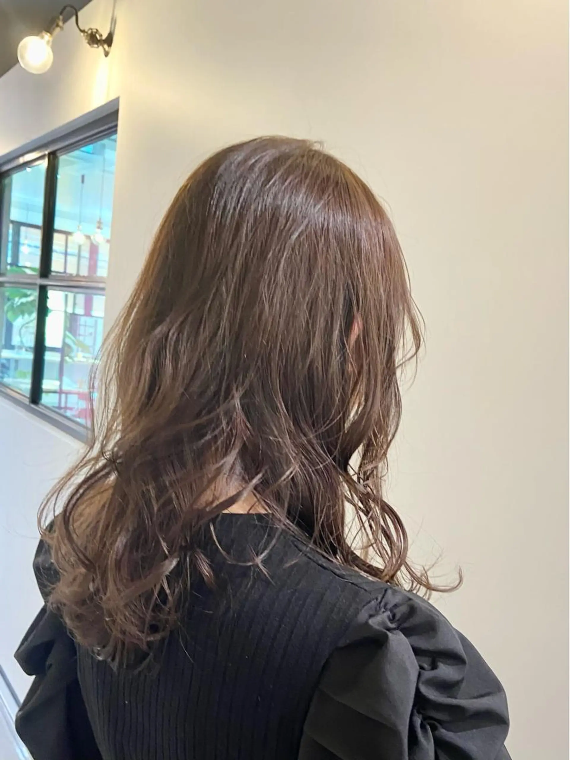 ロング カラー ヘアアレンジ 田中 あやなのヘアスタイル