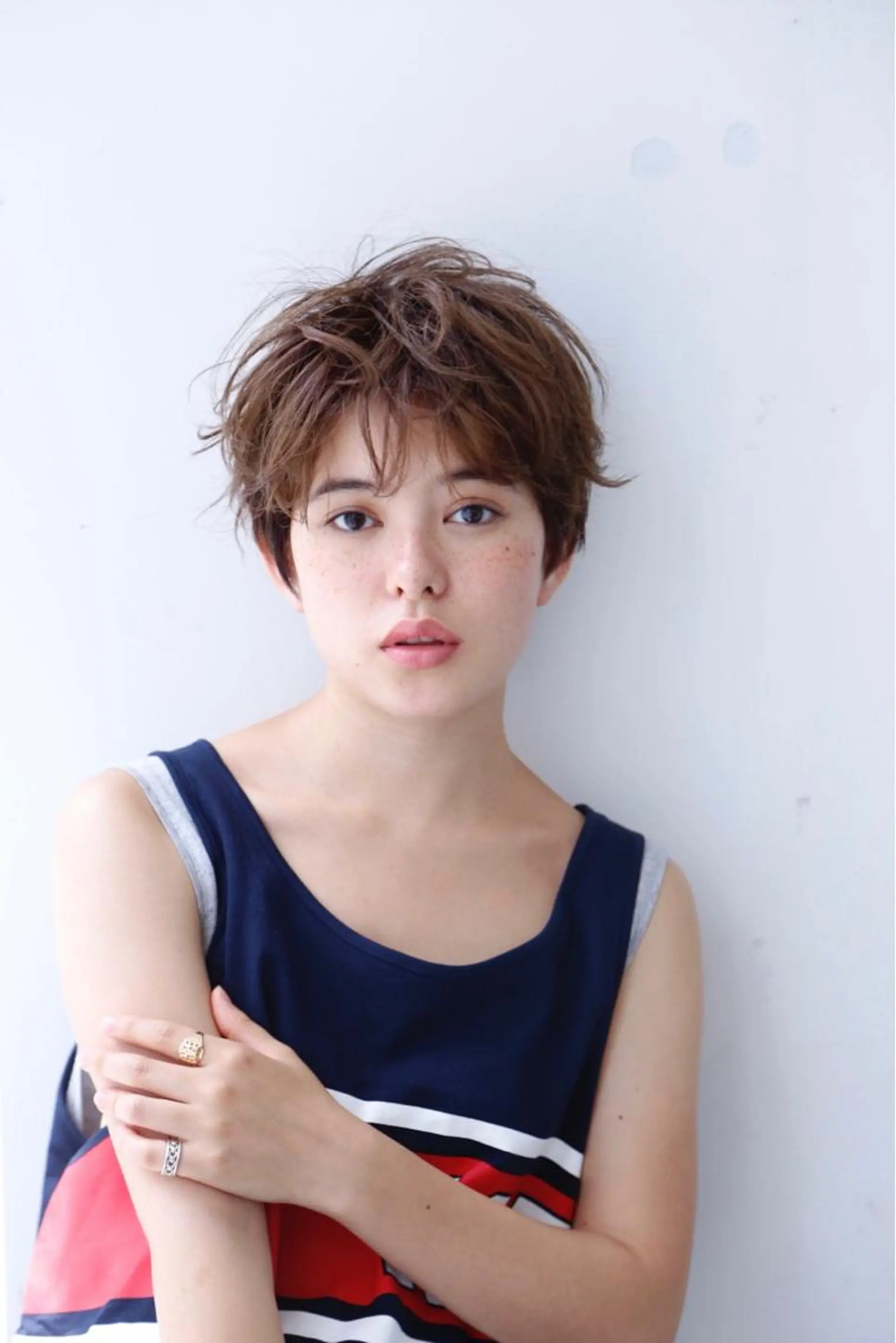 ショート カラー 鈴木 一貴のヘアスタイル